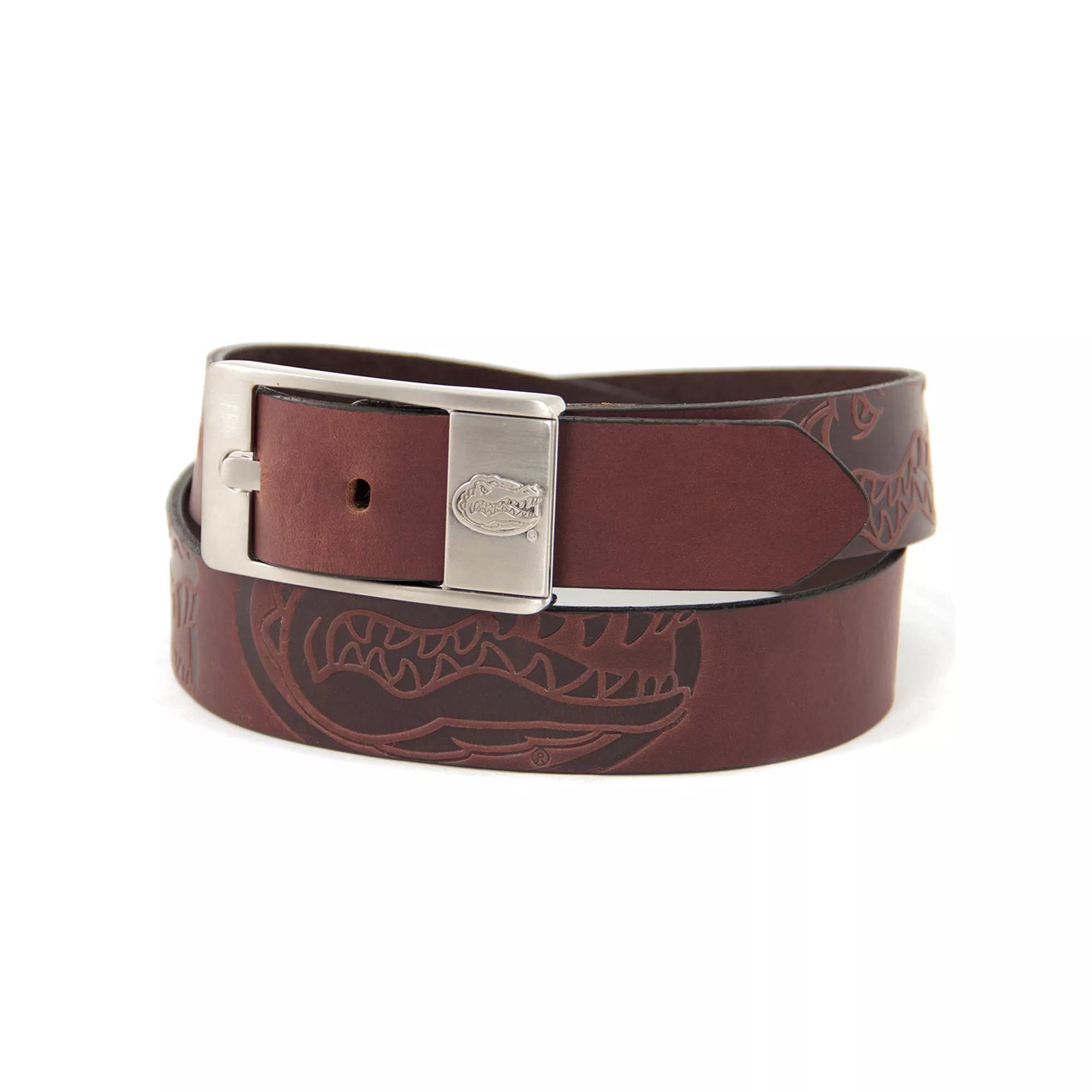 Men's Florida Gators Brandish Leather Belt, Size: 34, Team Product Image