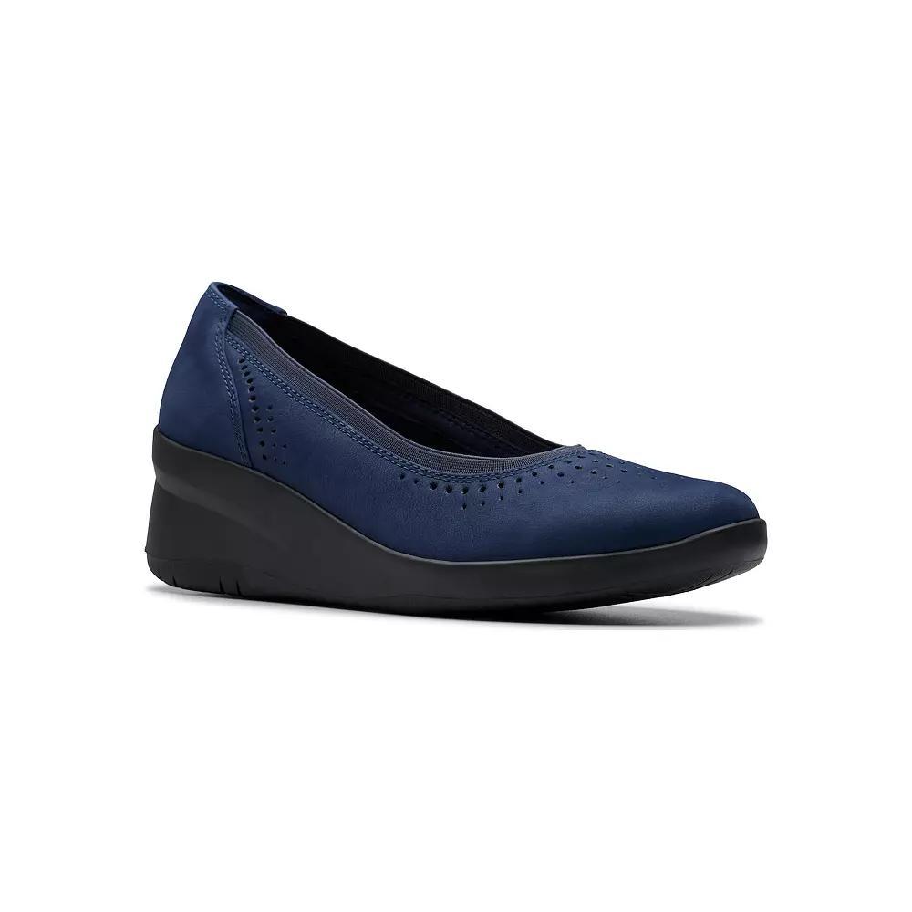 Clarks Suttyn Kaylie Women's Wedge Casual Shoes, Size: 9, Blue Product Image