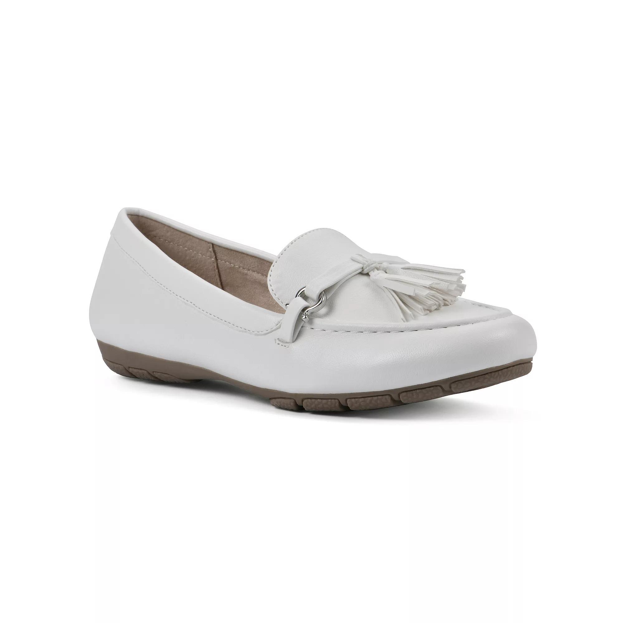 Cliffs By White Mountain Gush Women's Flats, Size: 9.5 Wide, White Smo Product Image