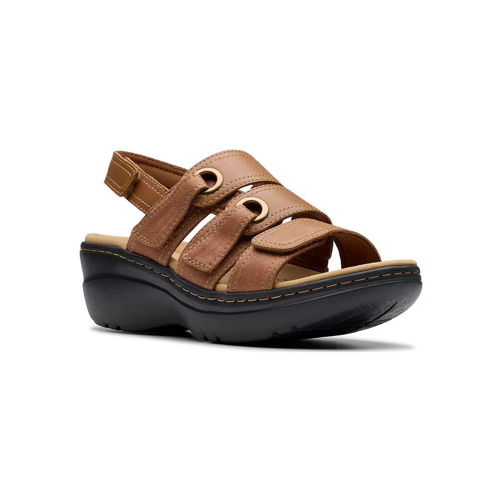 Clarks® Merliah2 Women's Wedge Sandals, Size: 11, Leather Product Image