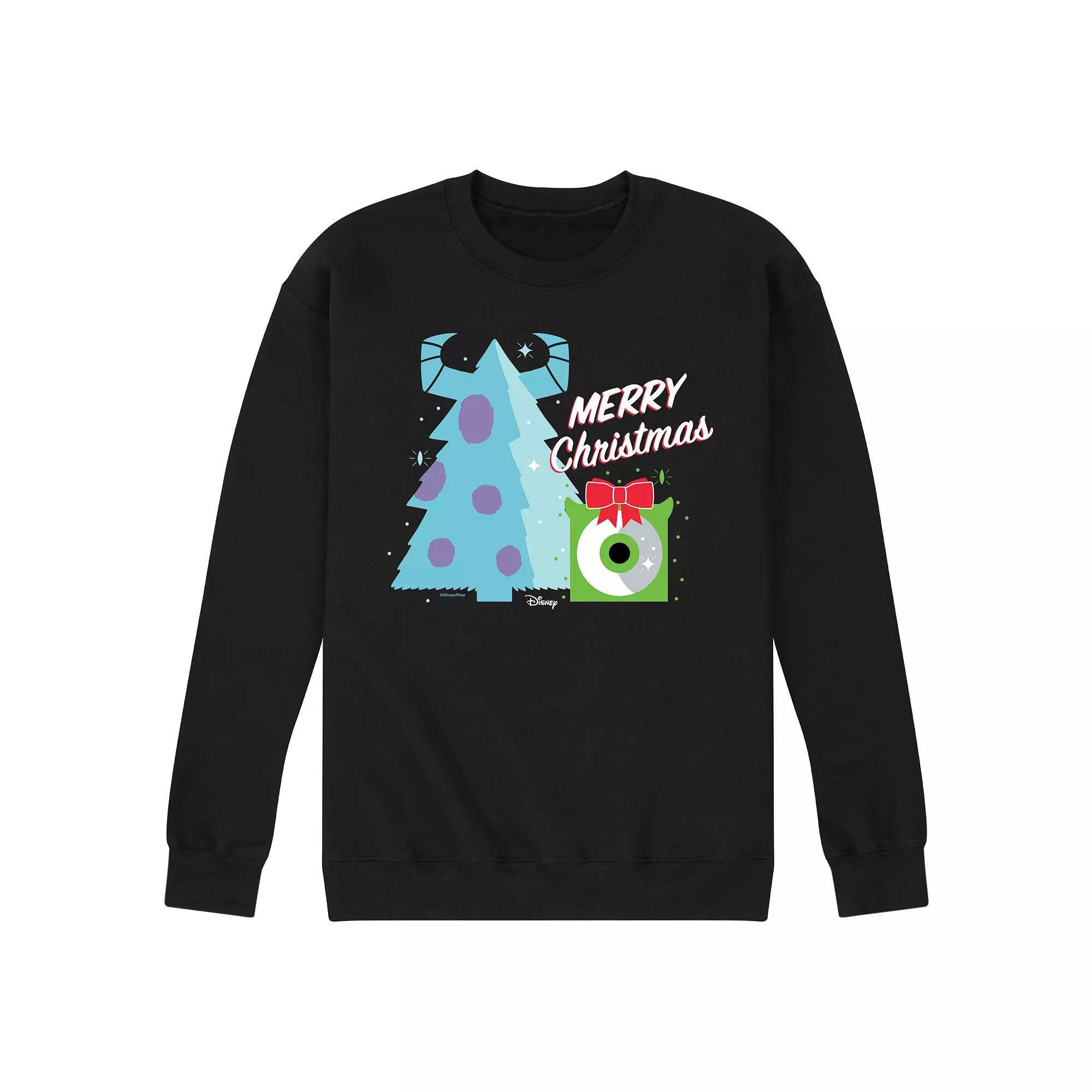 Disneys Monster Inc. Mens Merry Christmas Blue Product Image