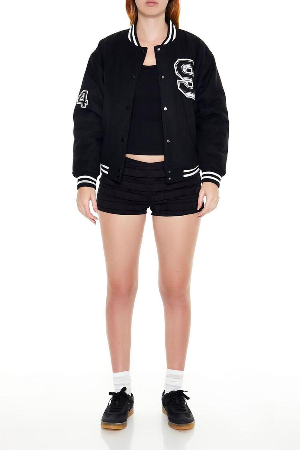 Varsity Letterman Bomber Jacket | Forever 21 Product Image