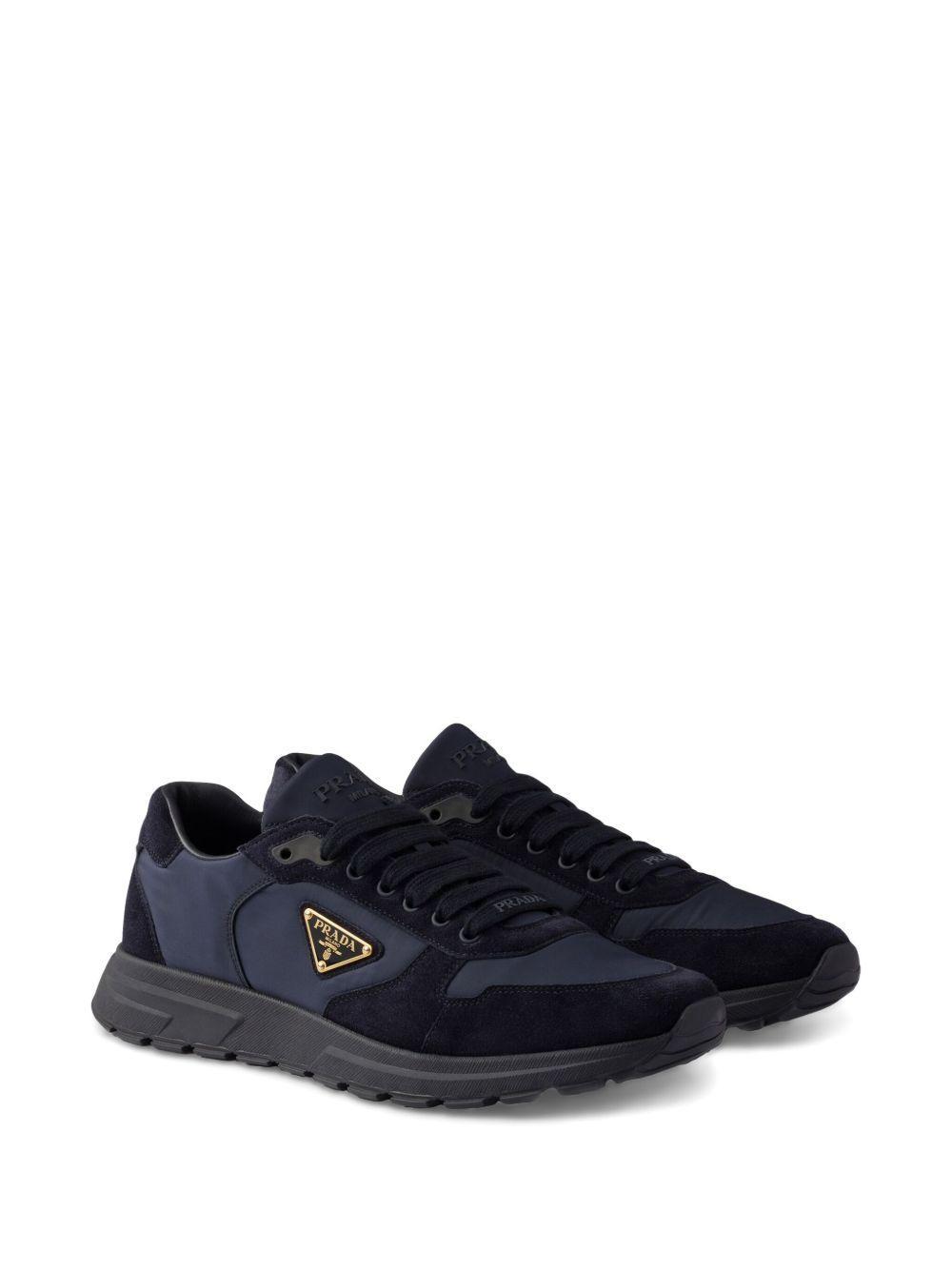 Prax 01 suede-panelled sneakers Product Image