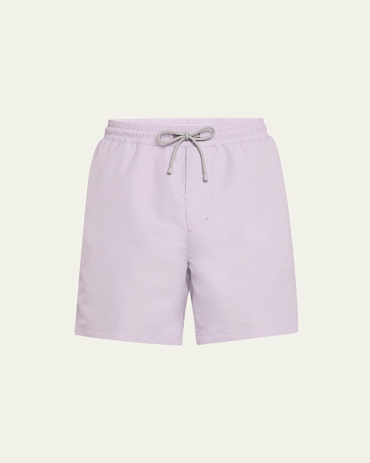 Mens Solid Swim Trunks Product Image