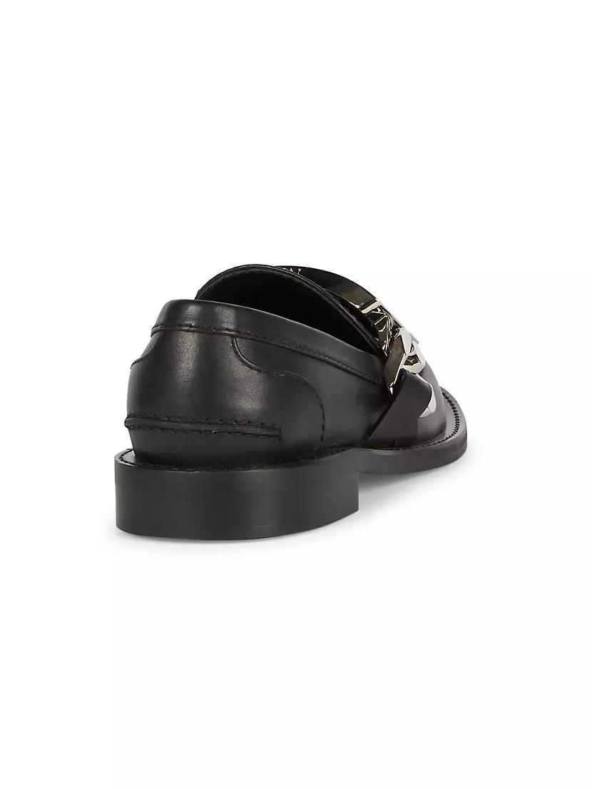 CA Buckle Leather Loafers Product Image
