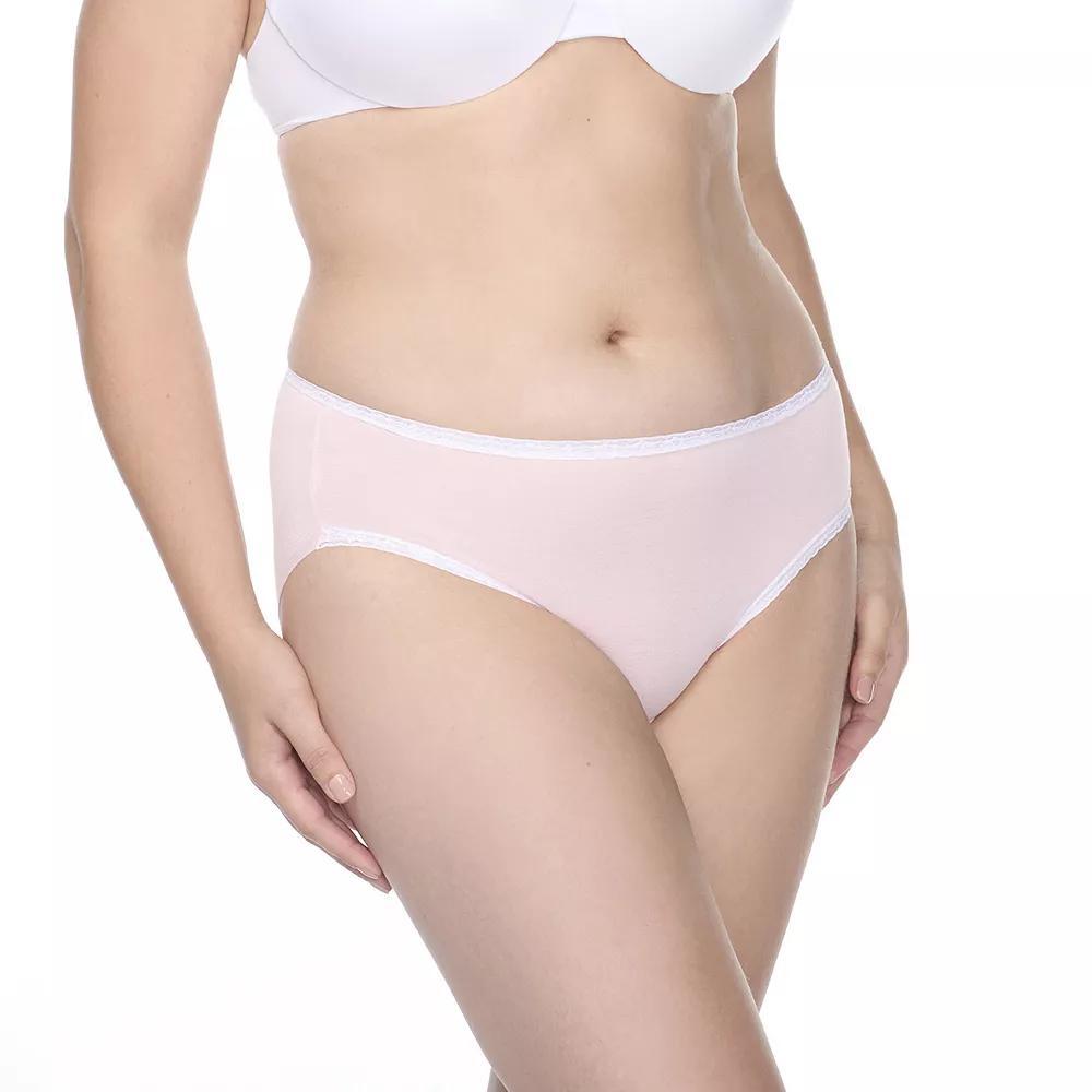 Womens Naomi and Nicole No Show, No Lines Hipster Panty A223 Veiled Pink Product Image
