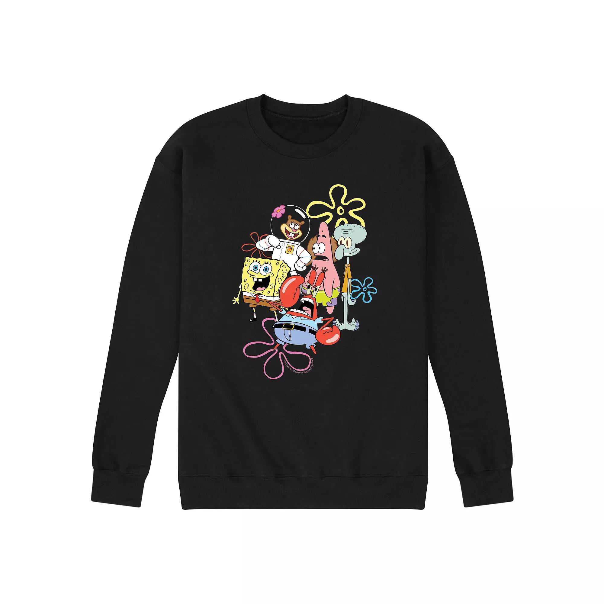 Mens SpongeBob SquarePants Sweatshirt Product Image