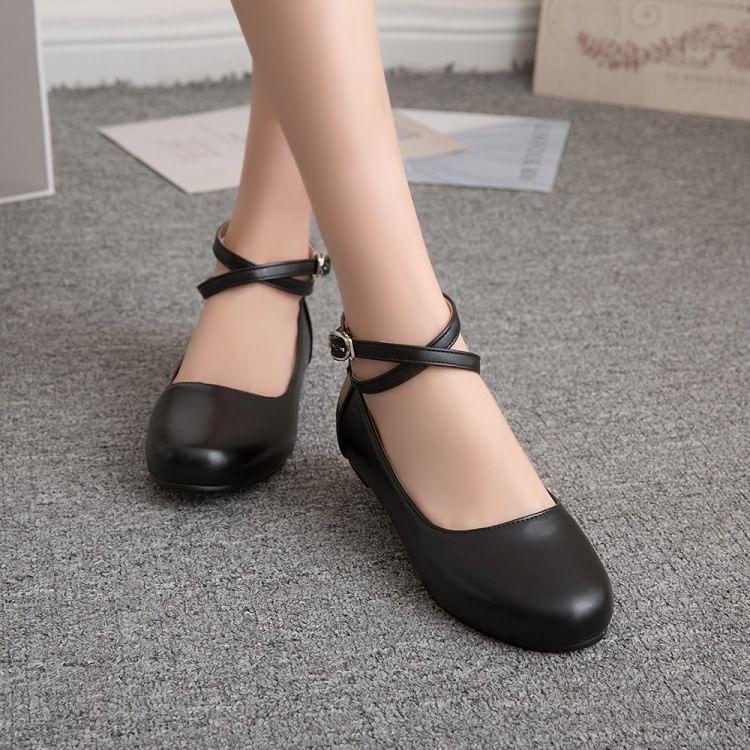 Cross Strap Mary Jane Shoes Product Image