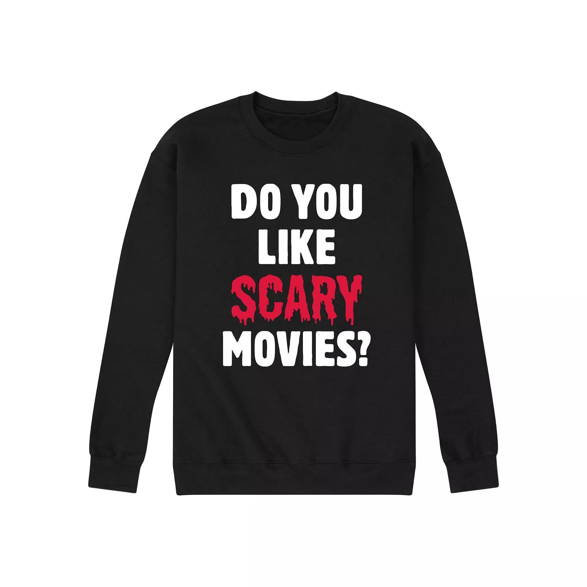 Mens Do You Like Scary Movies Sweatshirt Product Image