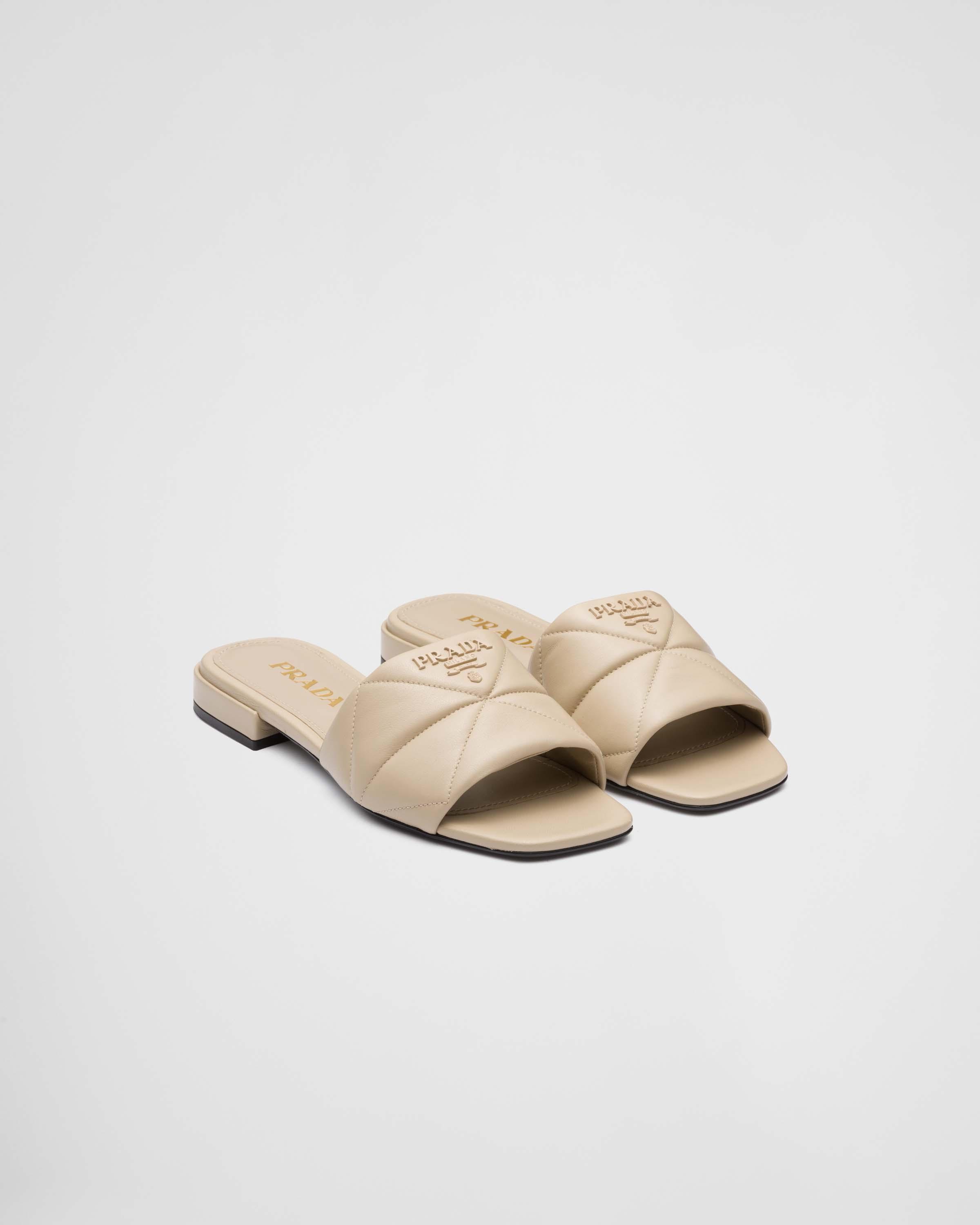Quilted nappa leather sabots Product Image