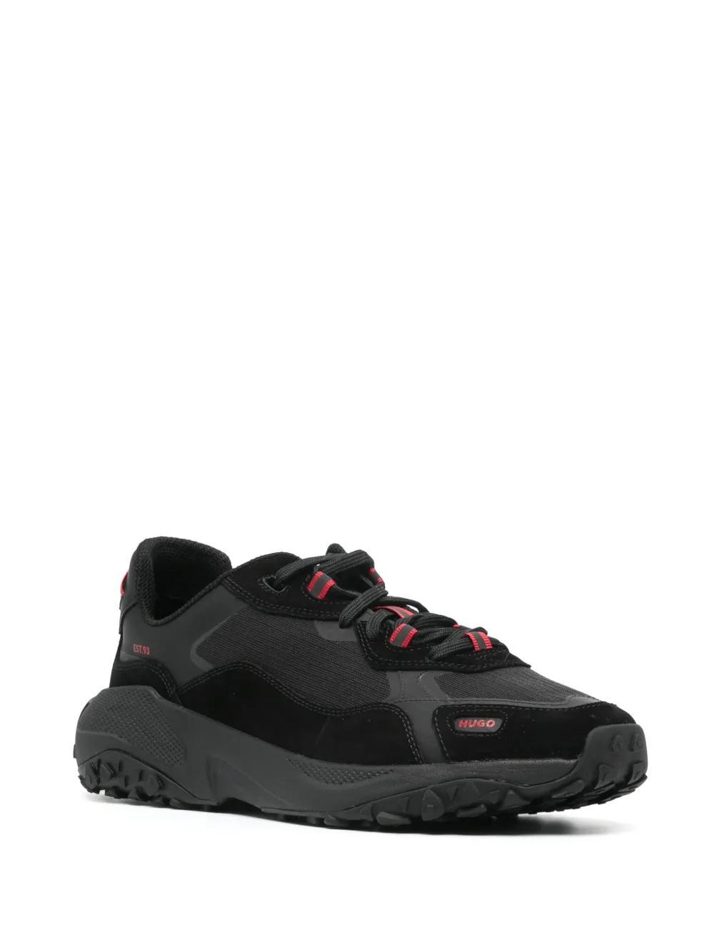 HUGO BOSS Panelled-design Sneakers In Black Product Image