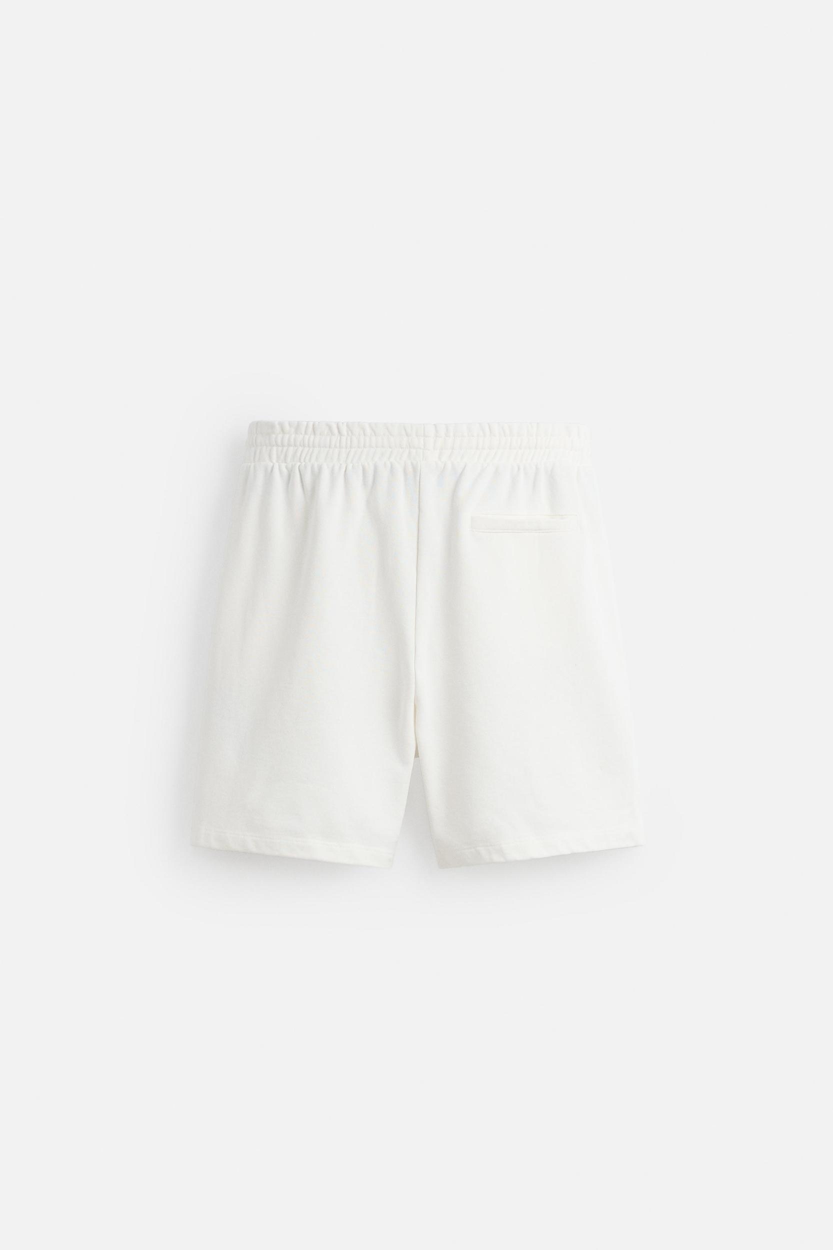 RELAXED FIT WASHED JOGGER SHORTS Product Image