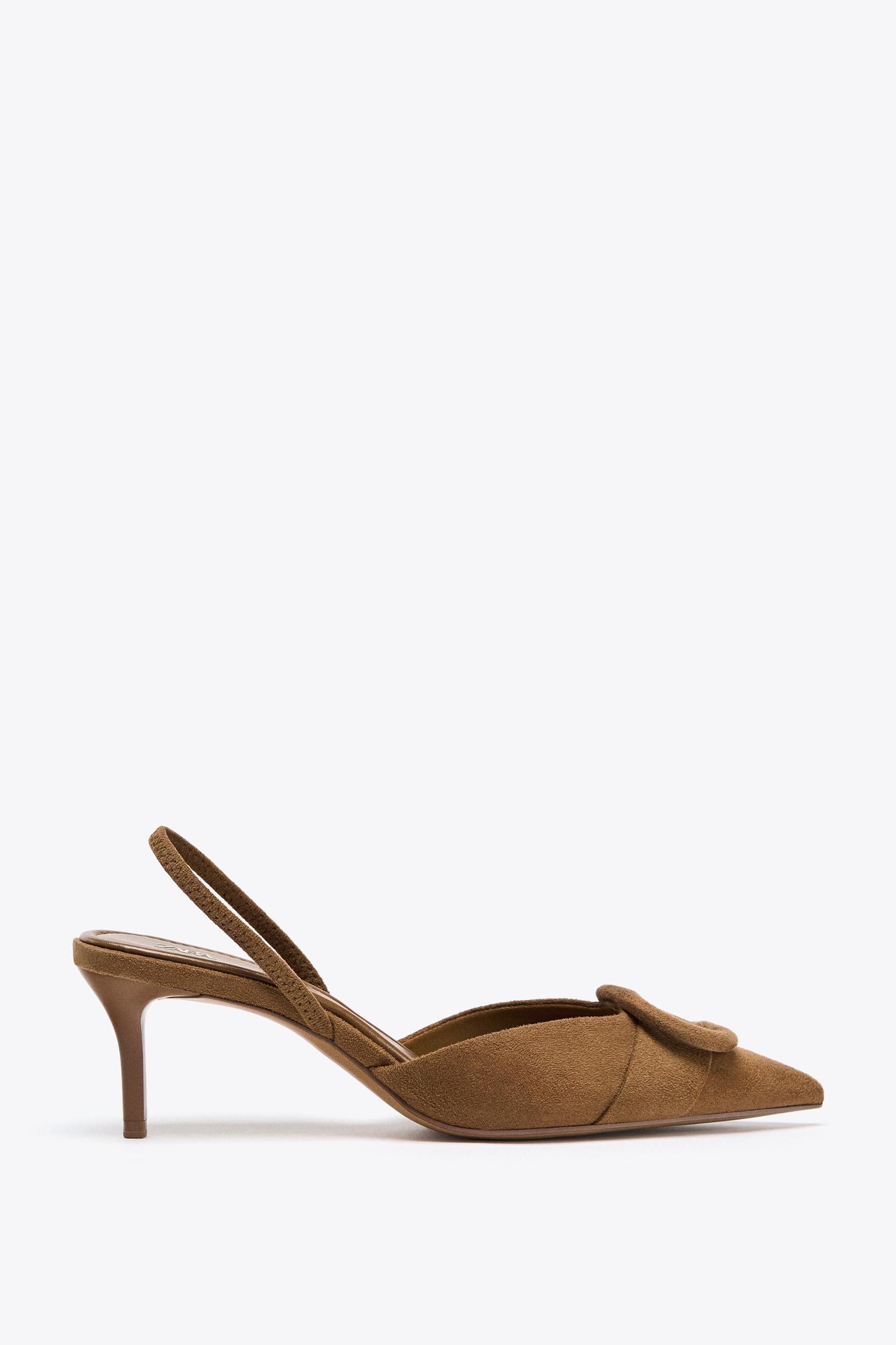 SLINGBACK APPLIQUÉ HEELS Product Image
