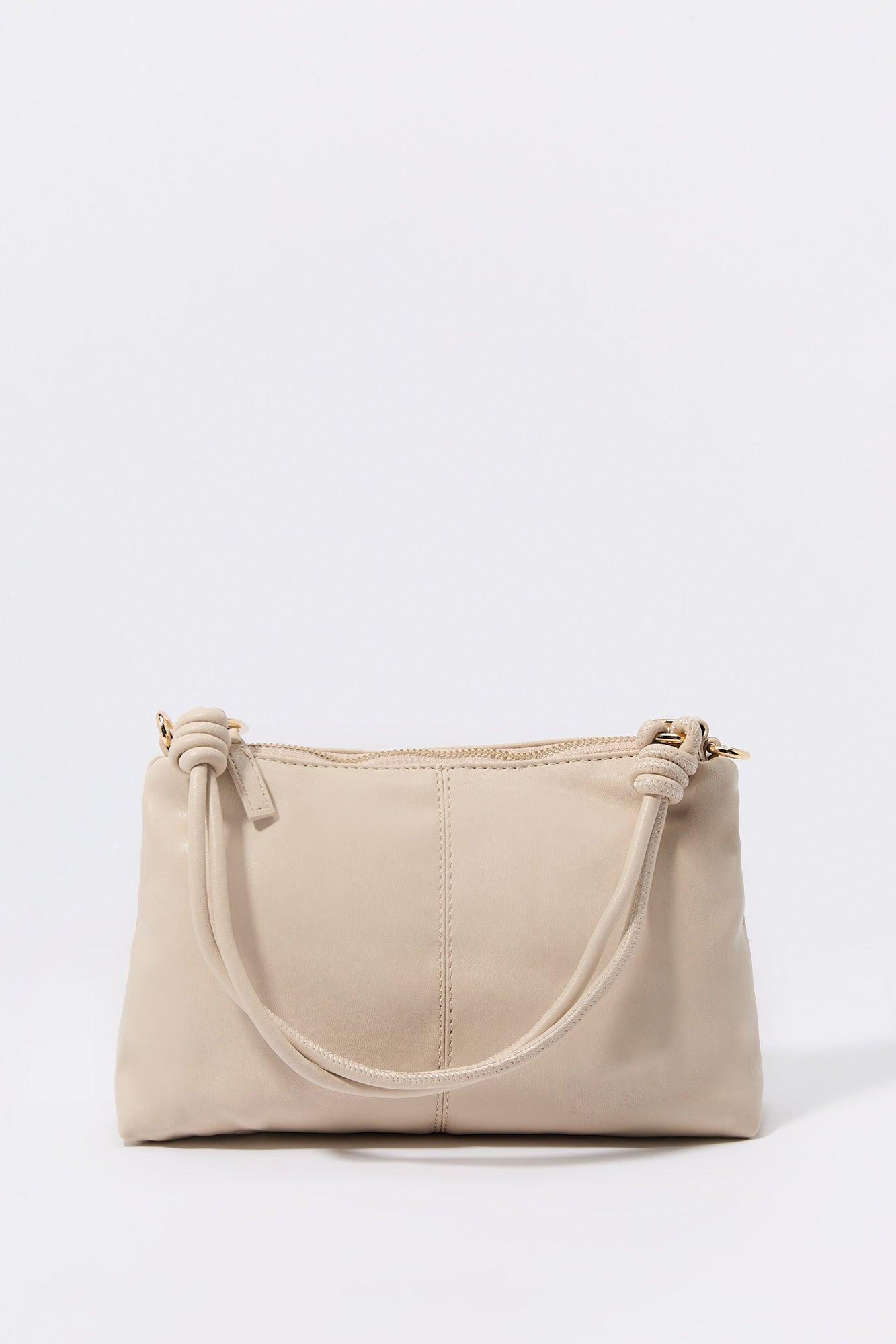 Knotted Handle Crossbody Purse Female Product Image