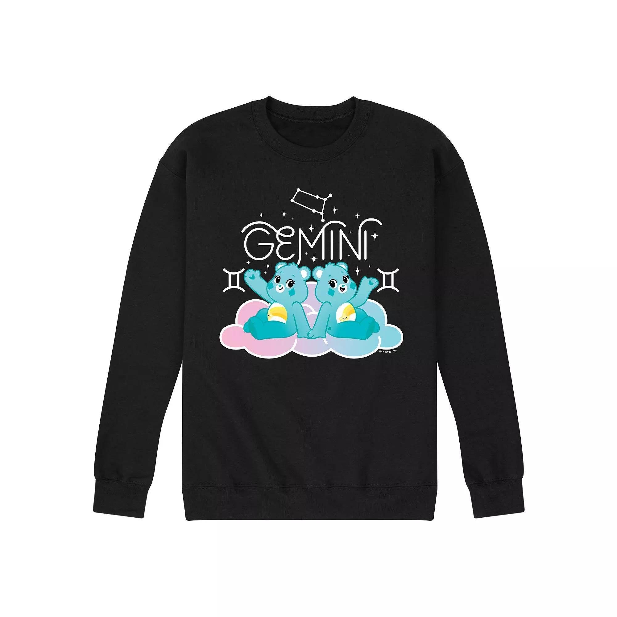 Mens Care Bears Gemini Fleece Sweatshirt Product Image