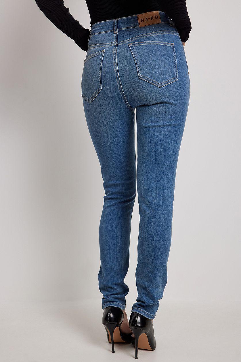 Skinny High Waist Stretch Jeans Product Image
