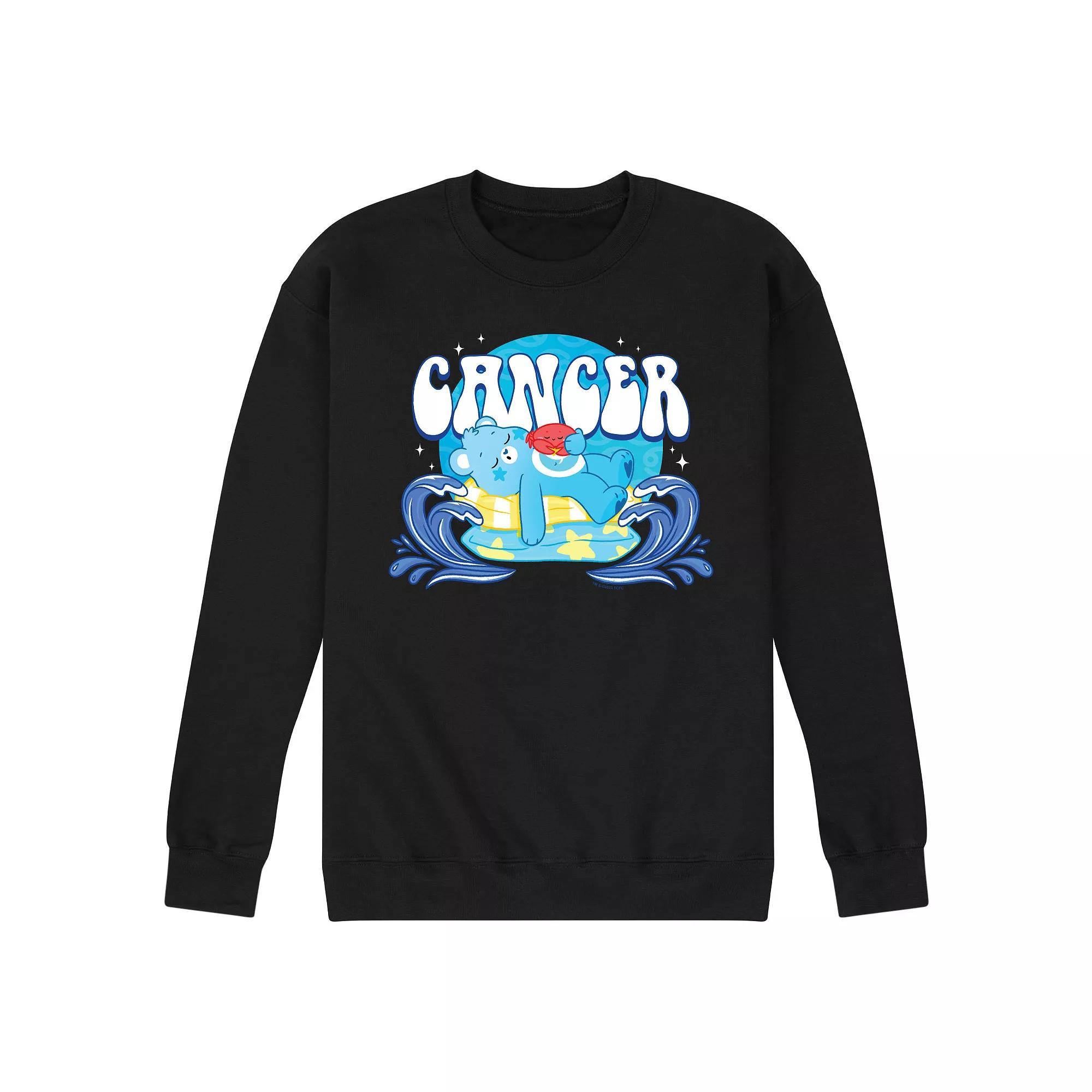 Mens Care Bears Cancer Fleece Sweatshirt Product Image