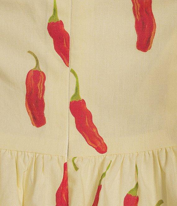 Bailey Rose Red Chili Pepper Halter Top Mini Dress Product Image