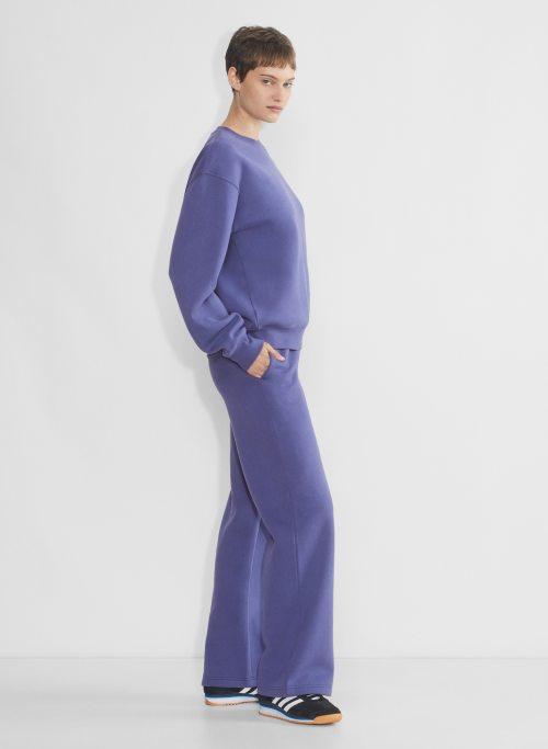 cozy fleece perfect banded wide sweatpant Product Image