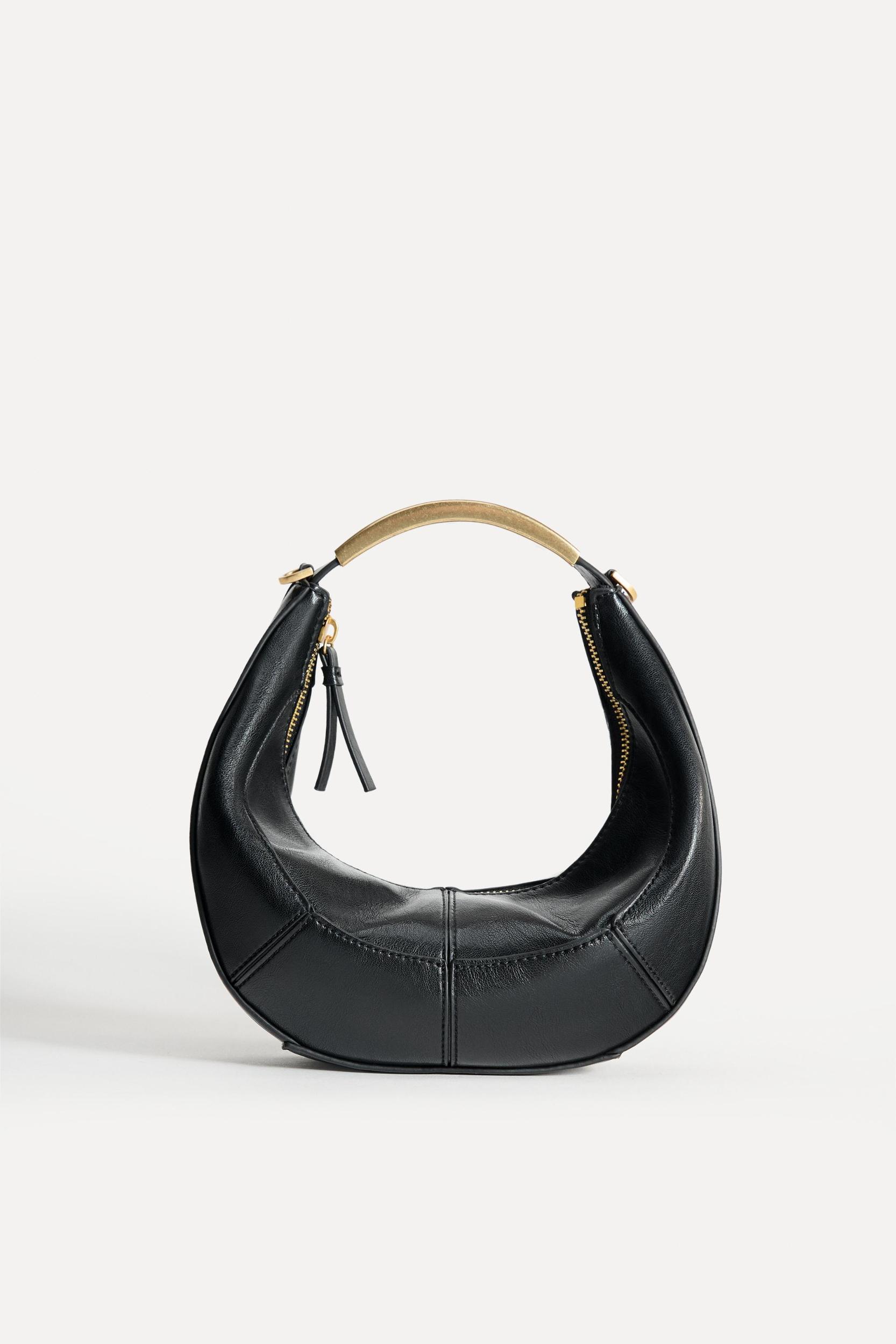 OVAL BAG WITH METAL HANDLE Product Image