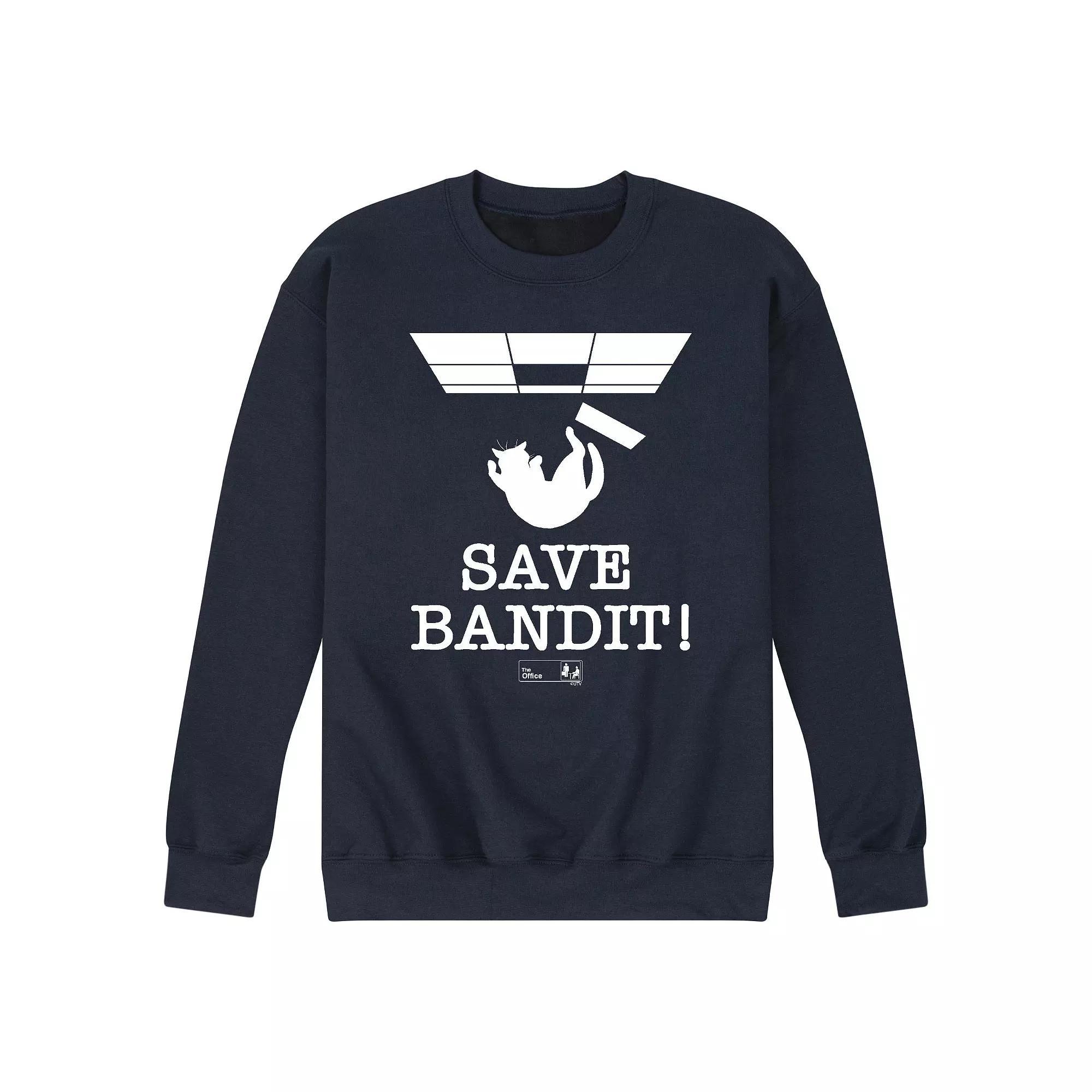 Mens The Office Save Bandit Sweatshirt Blue Product Image