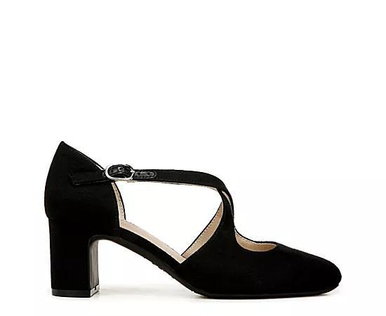 LifeStride Tracy Women's Pumps, Size: 9.5, Black Fabric Product Image
