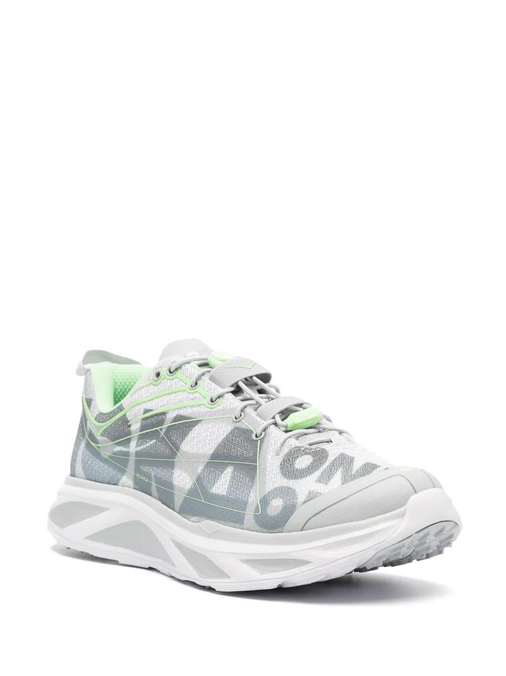logo-print lace-up sneakers  Product Image