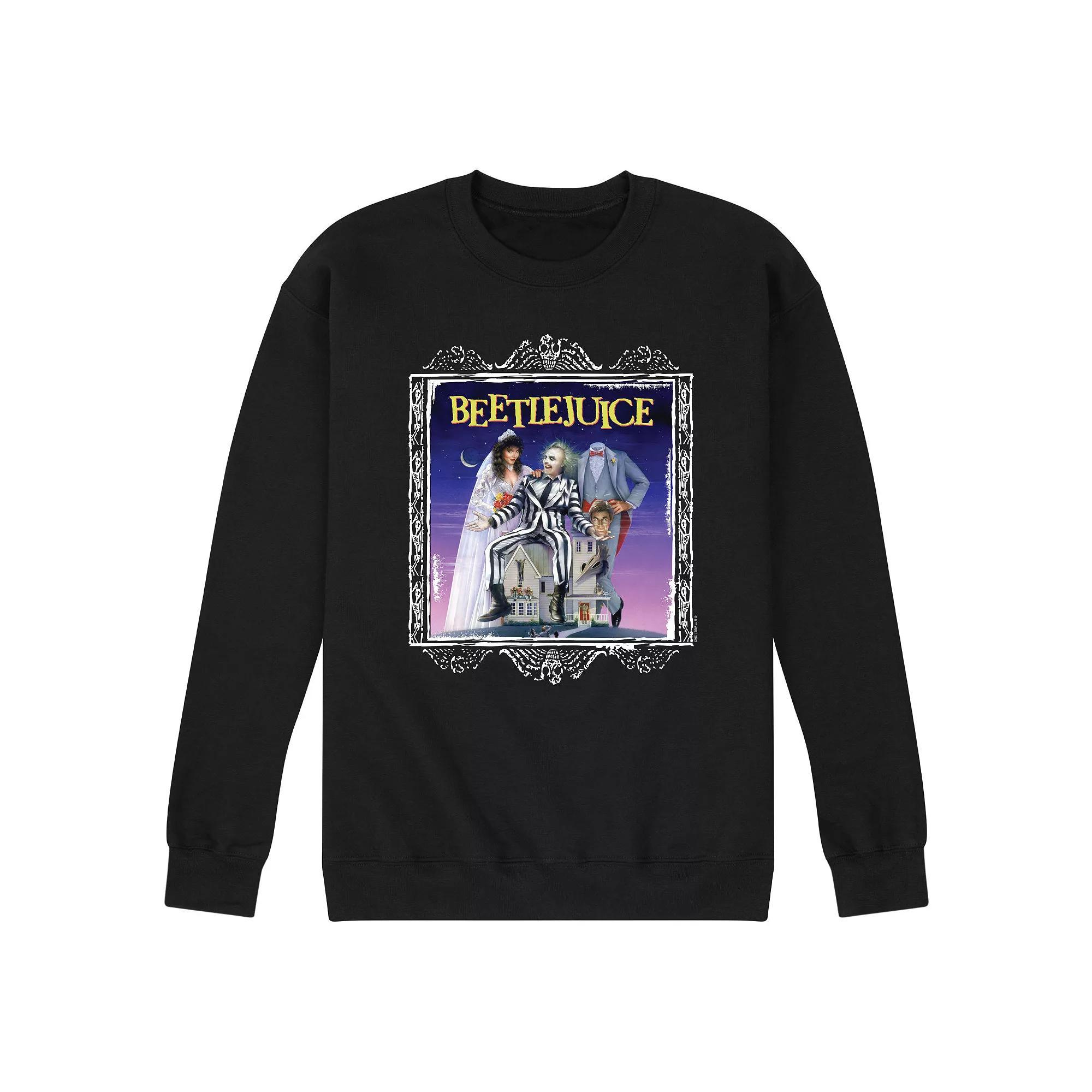 Mens Beetlejuice Fleece Sweatshirt Product Image