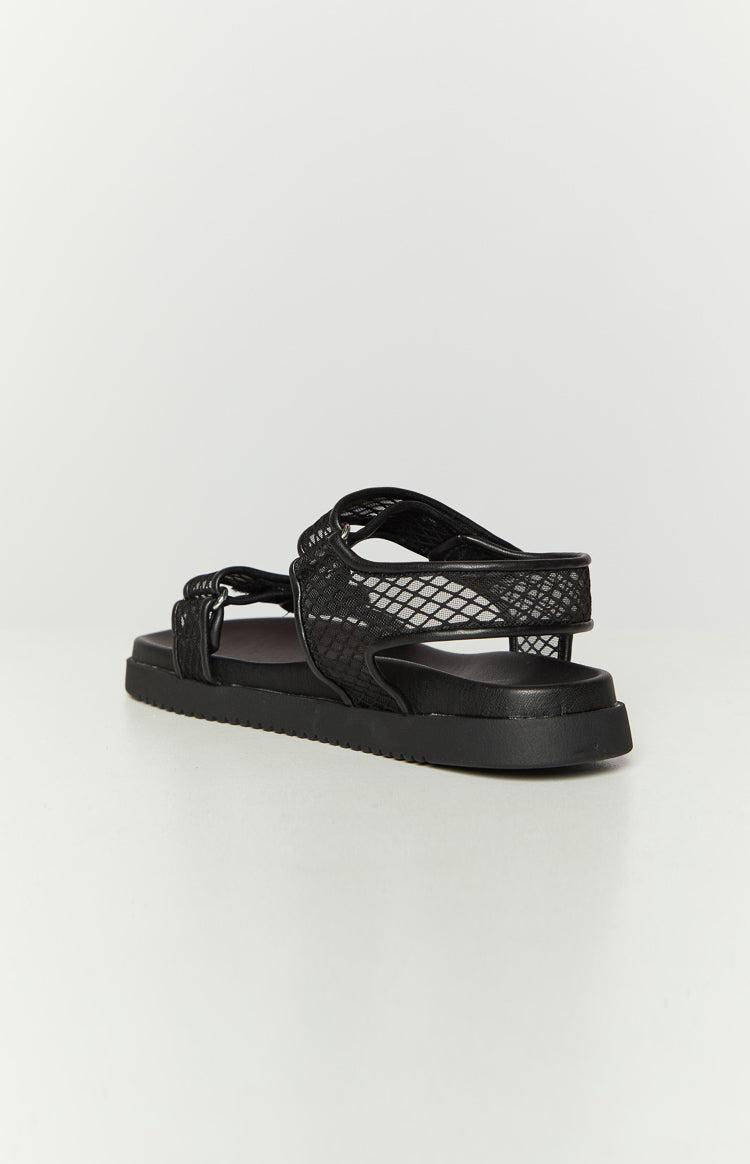 Therapy Rhode Black PU Sandals Product Image