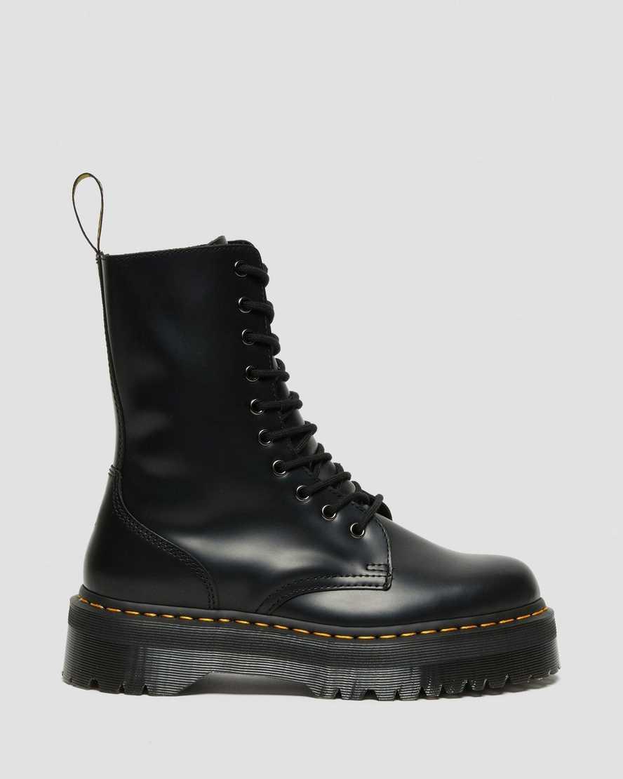 Jadon Hi Boot Smooth Leather Platforms Product Image