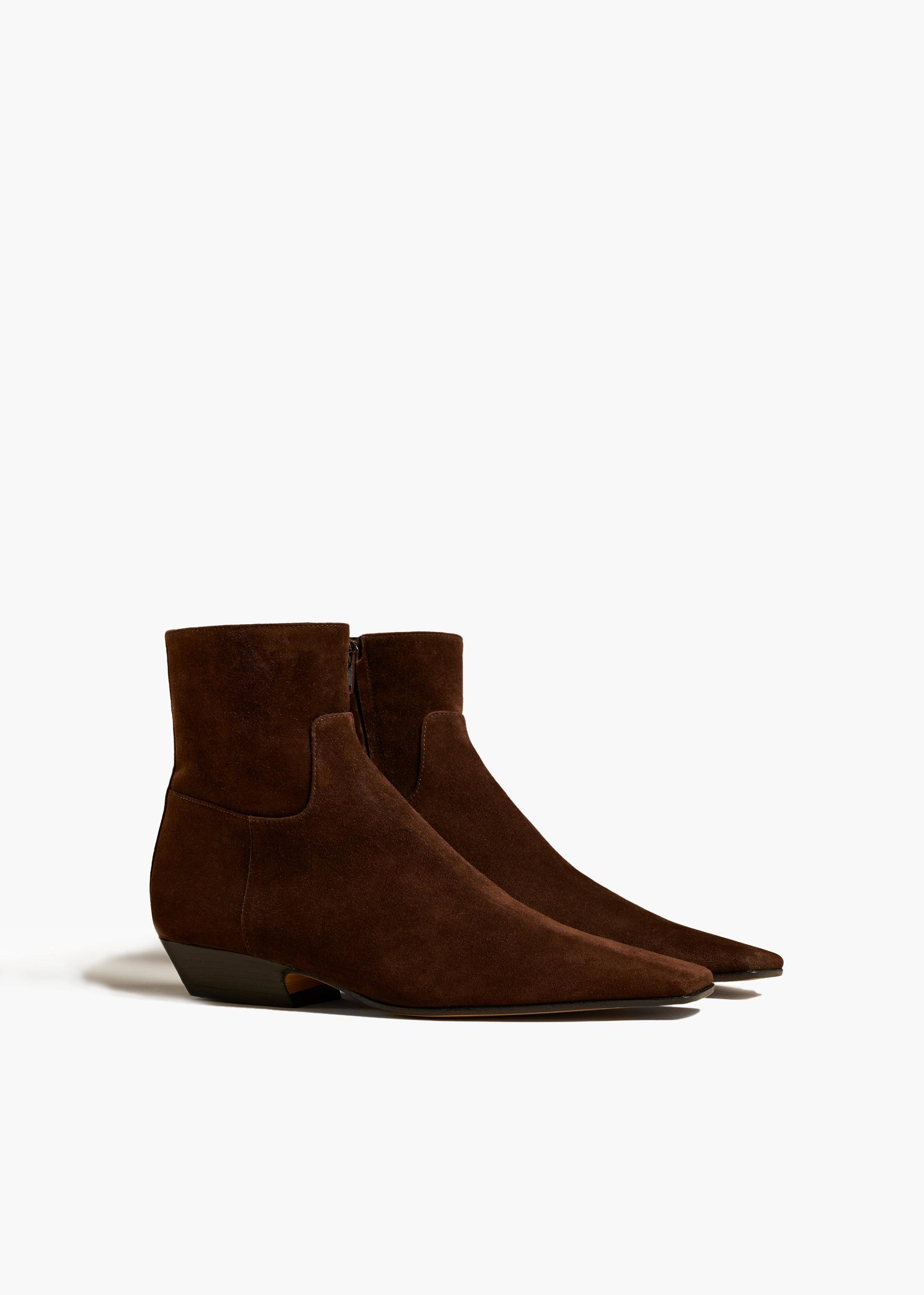 Marfa Ankle Boot in Coffee Suede Product Image