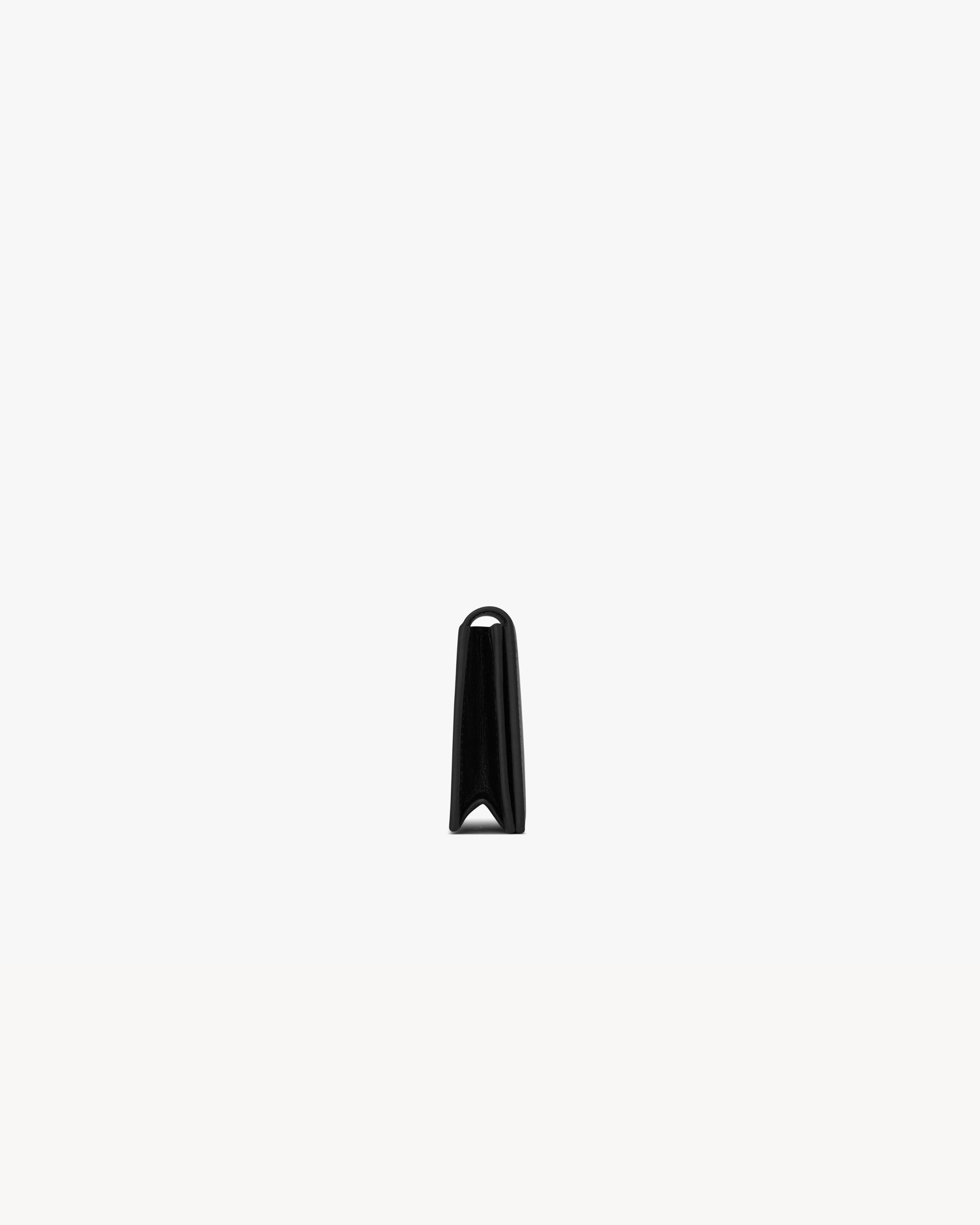 TINY CASSANDRE card case in grained leather Product Image