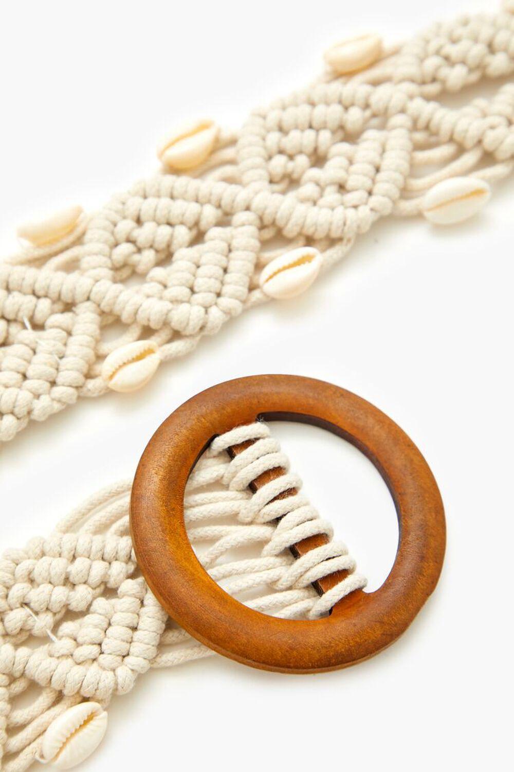 Macrame Crochet Seashell Belt | Forever 21 Product Image