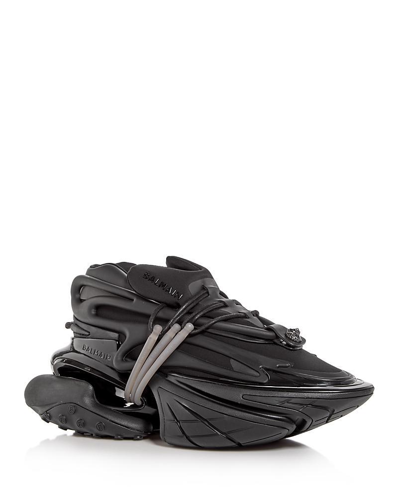 Balmain Mens Unicorn Lace Up Low Top Sneakers Product Image