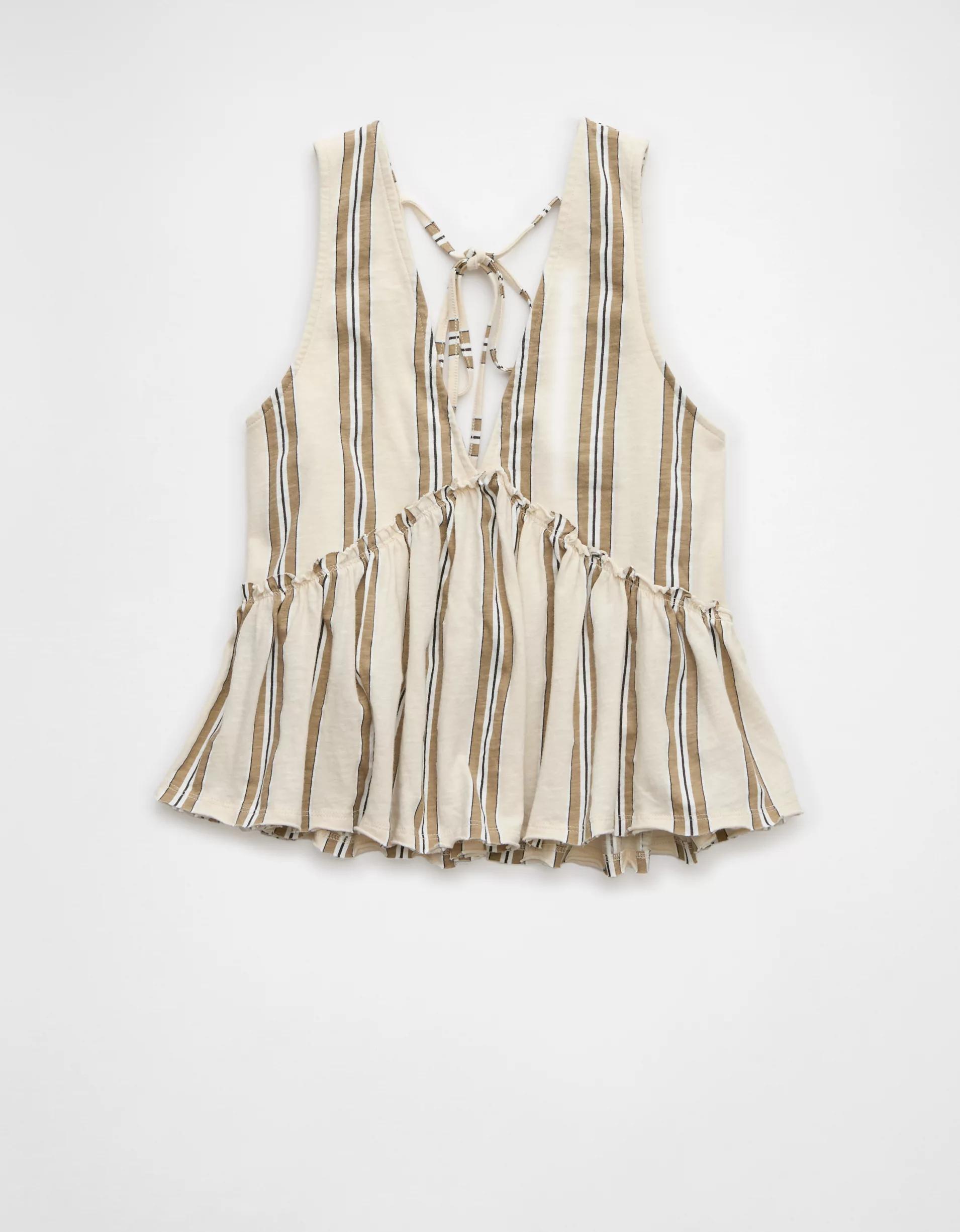 AE Sunchaser Knit V-Neck Swing Tank Top Product Image