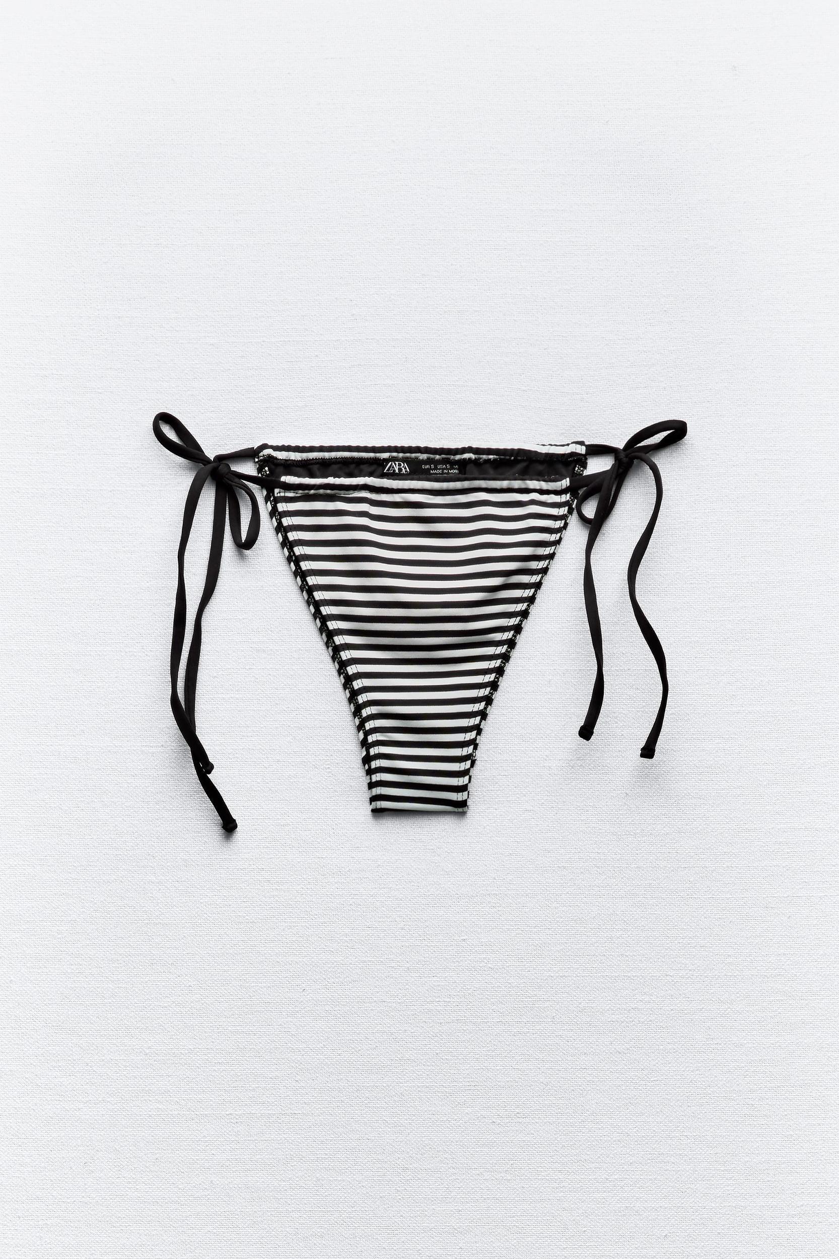 STRIPED BIKINI BOTTOM Product Image