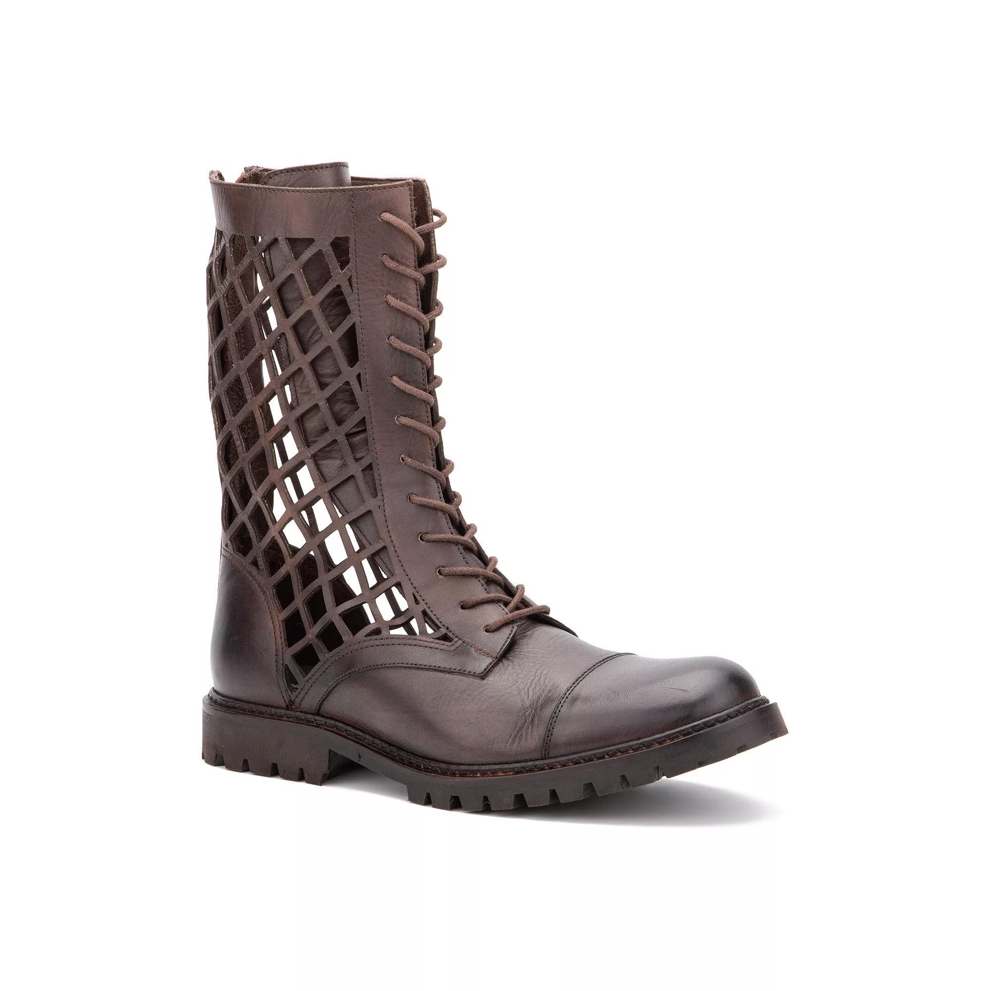 Vintage Foundry Co. Windsor Womens Leather Combat Boots Product Image
