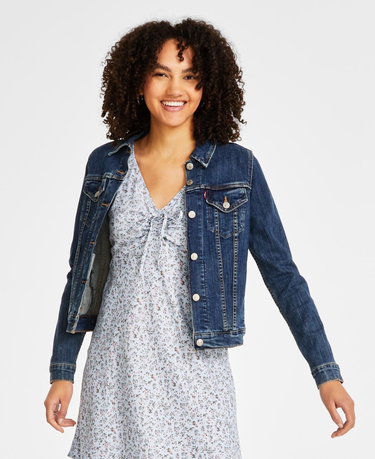 Levi's(r) Womens Original Trucker (Deep Lichen ) Women's Vest Product Image