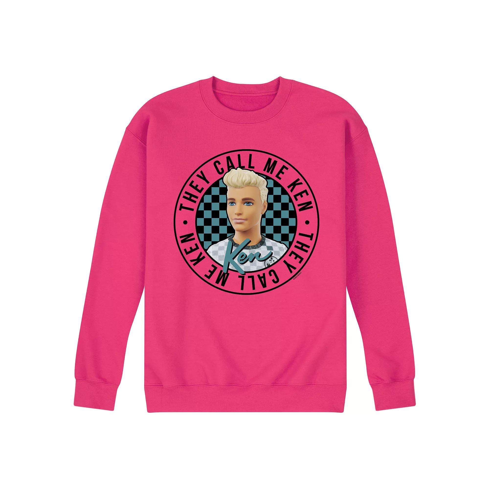 Mens Barbie They Call Me Ken Fleece Sweatshirt Product Image