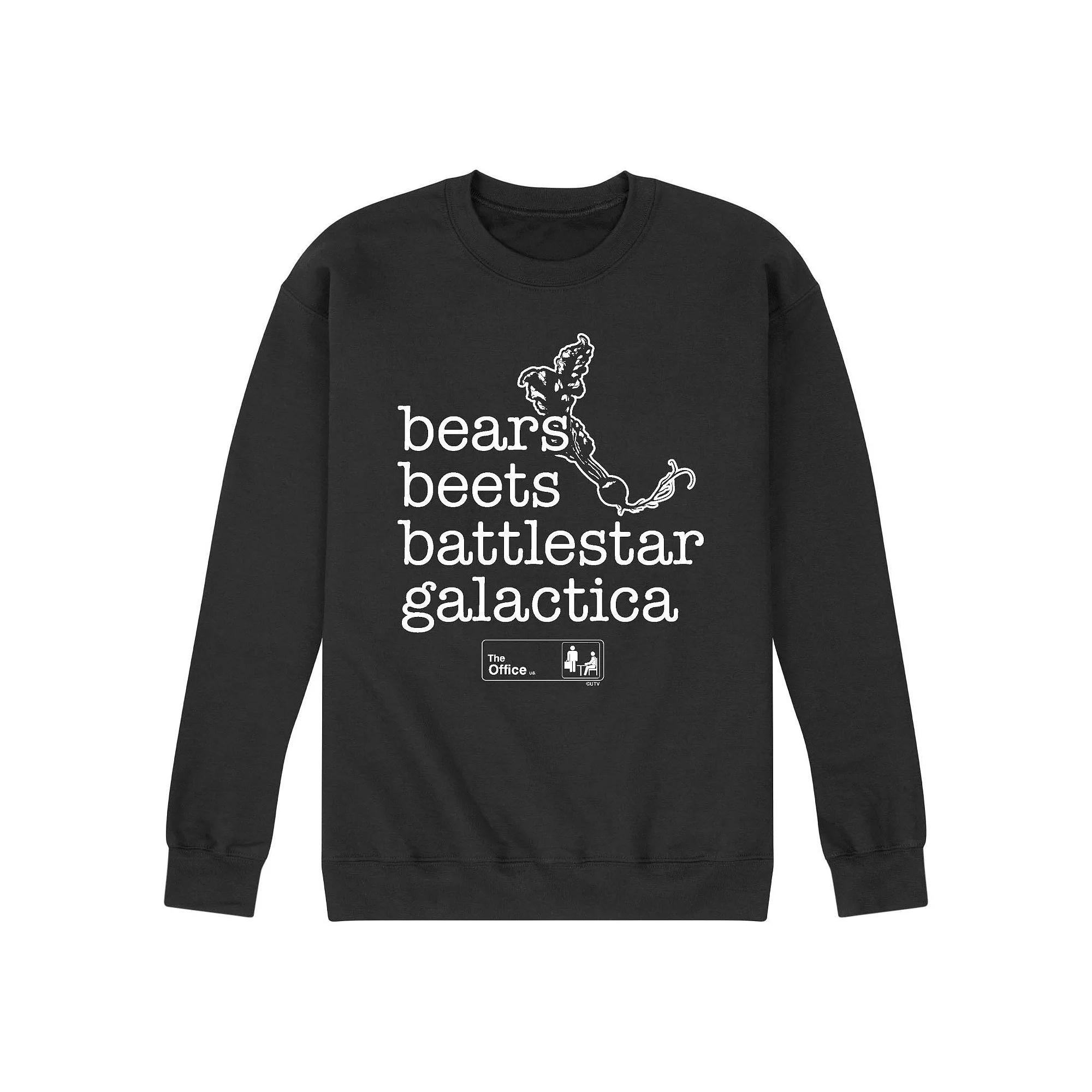 Mens The Office Bears Beets Sweatshirt Blue Product Image