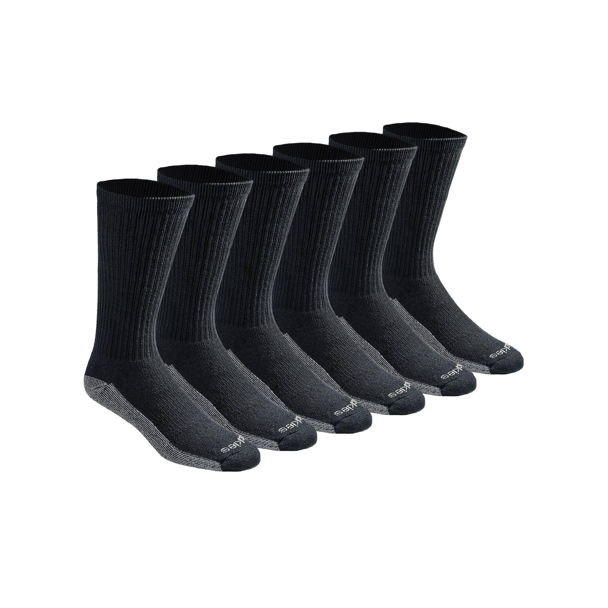 Dickies Men's Big & Tall Dri-Tech Moisture Control Casual Socks 6pk 12-14 Product Image