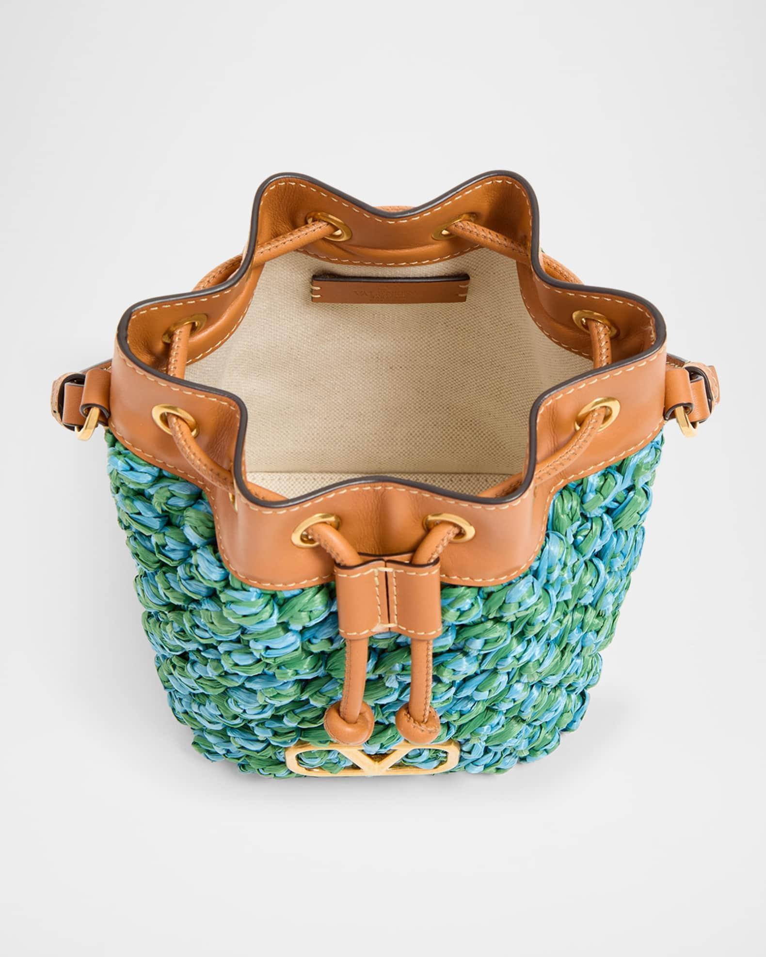 VLOGO Signature Mini Drawstring Crochet Bucket Bag Product Image