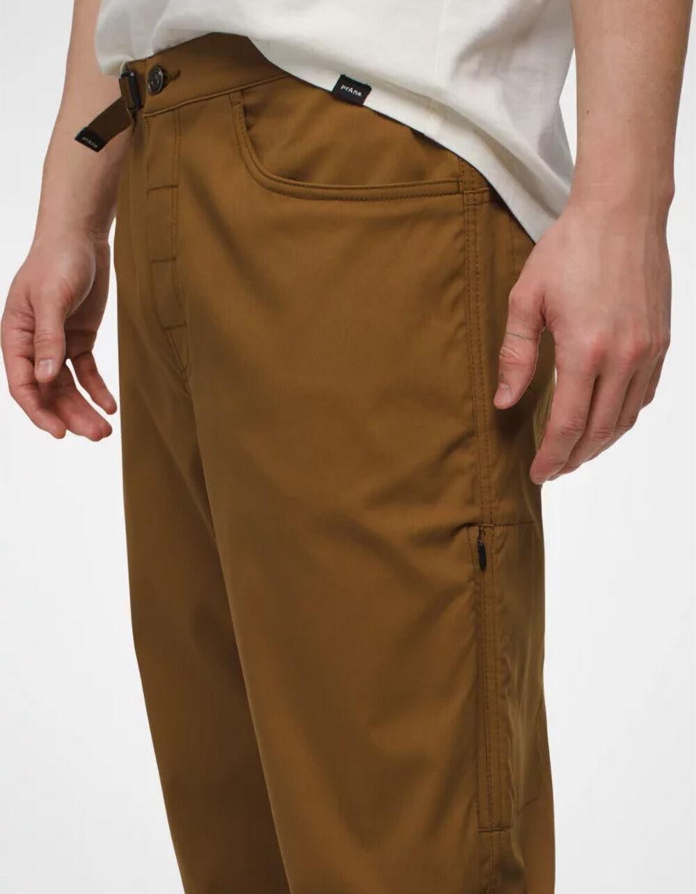PRANA Stretch Zion™ Top-Out Mens Straight Pants - BROWN Product Image