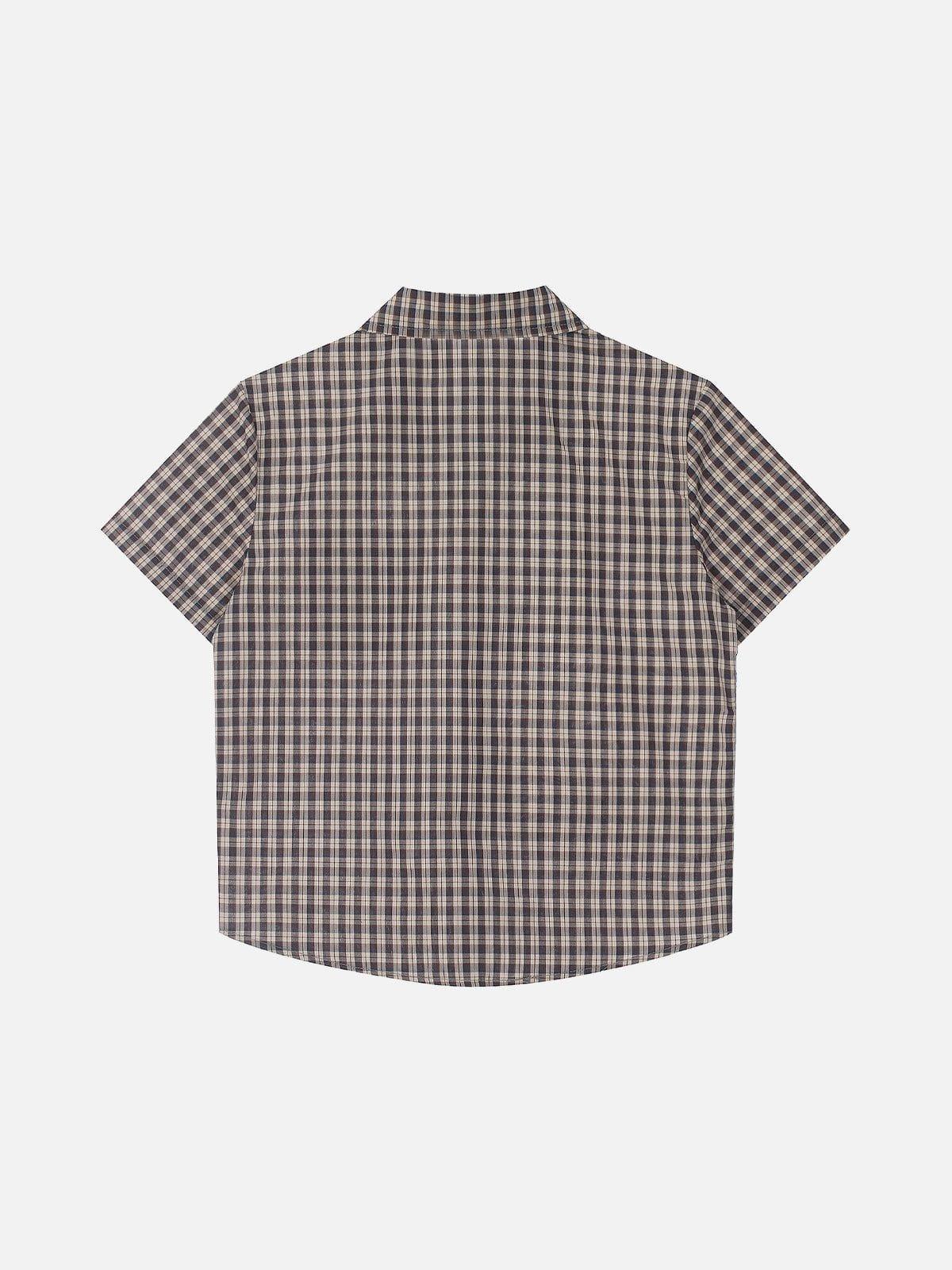Aelfric Eden Women’s Boxy Plaid Shirt Female Product Image