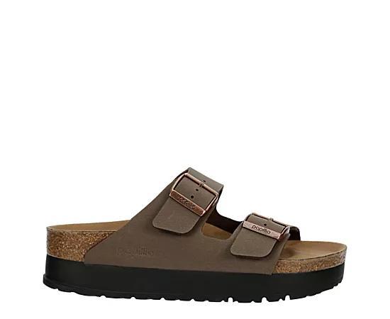 Birkenstock Womens Arizona Platform Flex Double Buckle Sandals Product Image