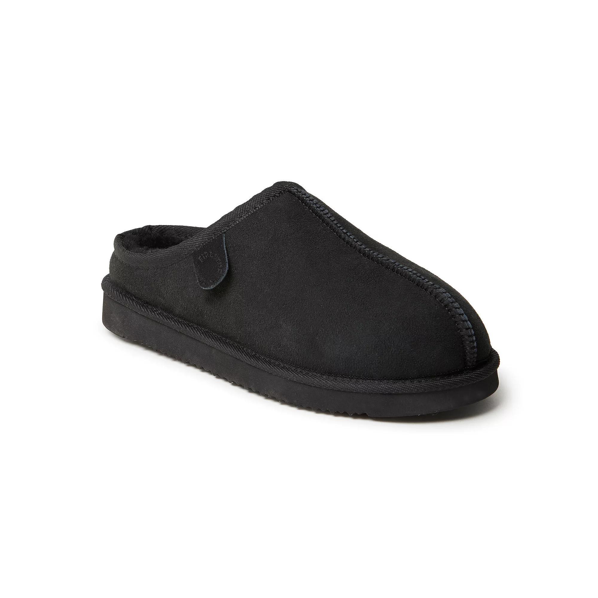 Mens Fireside by Dearfoams Grafton Genuine Shearling Clog Slippers, Womens Brown Product Image