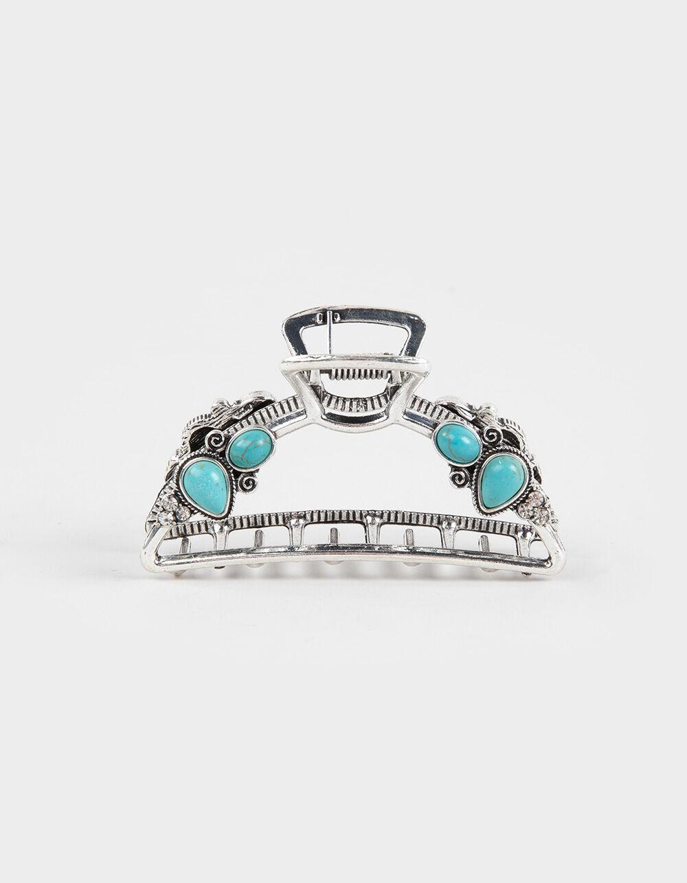 FULL TILT Western Claw Clip - SILVER Product Image