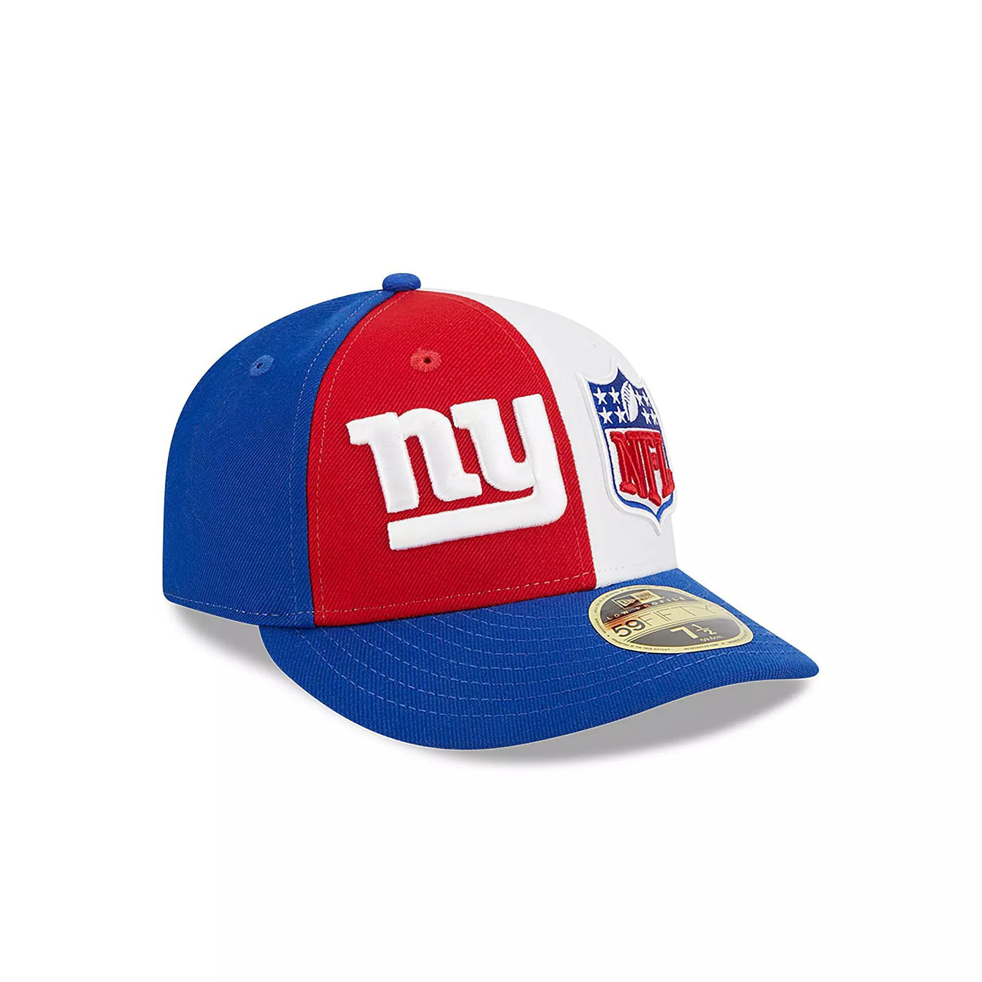 Men's New Era  Red/Royal New York Giants 2023 Sideline Low Profile 59FIFTY Fitted Hat, Size: 7 1/8 Product Image