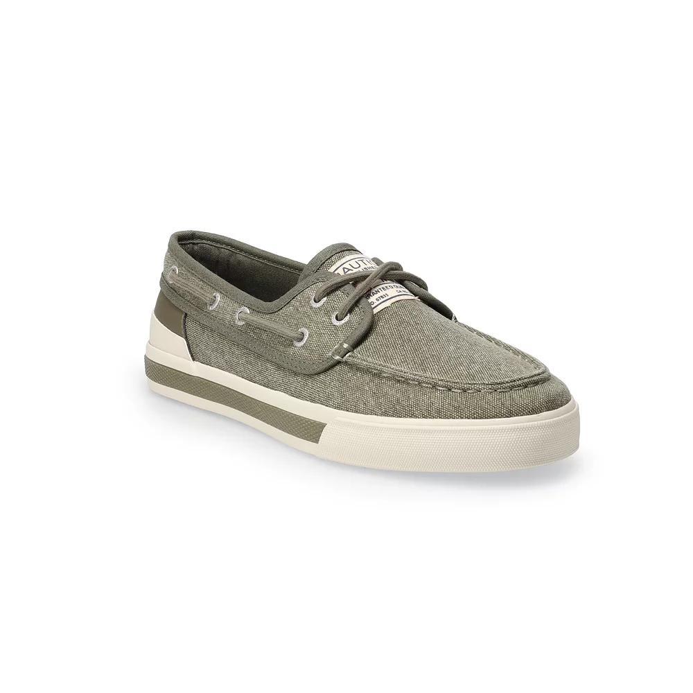 Nautica Men's Boat Shoes, Size: 9.5, Green Product Image