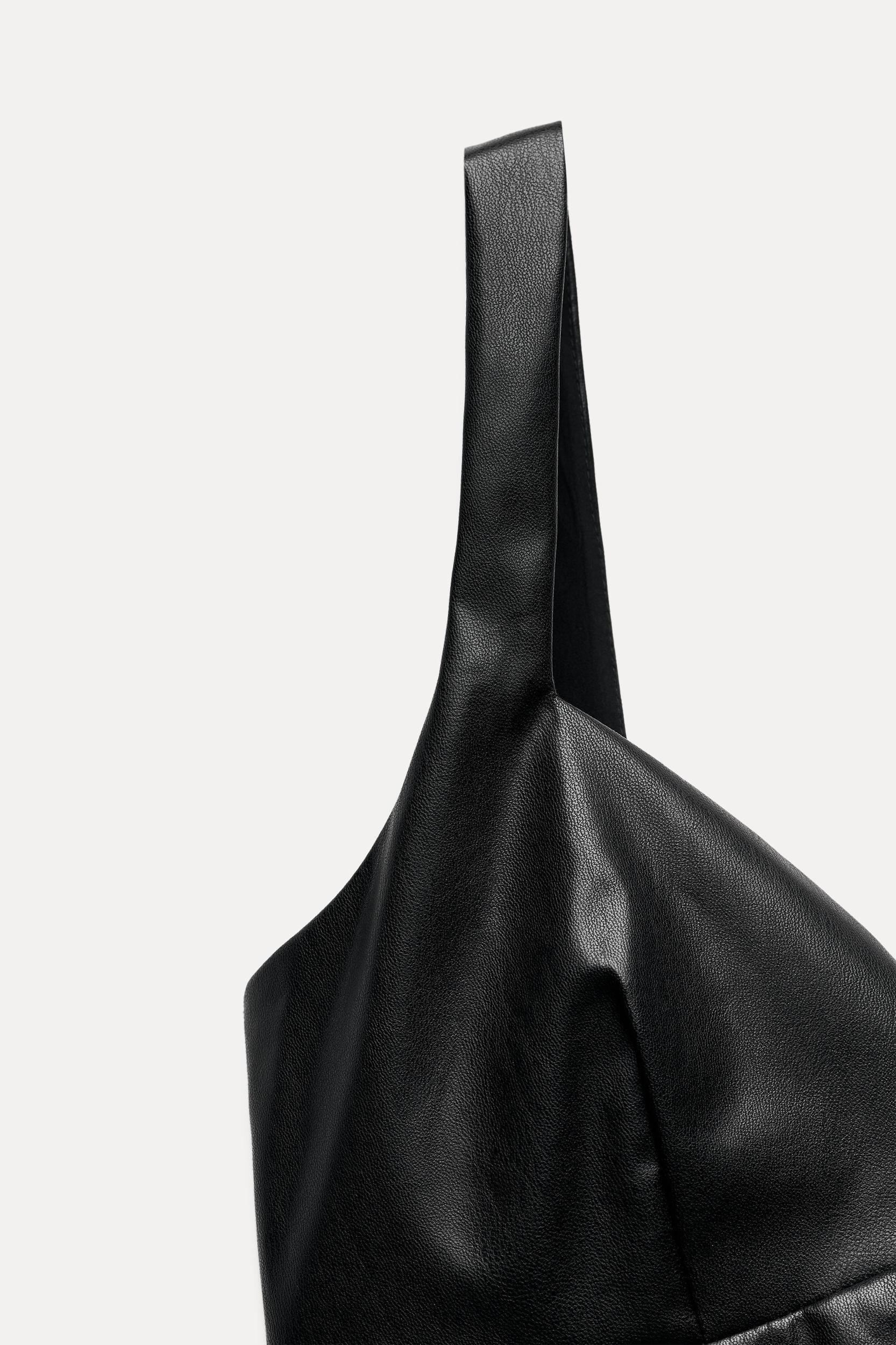 FAUX LEATHER MINI DRESS Product Image
